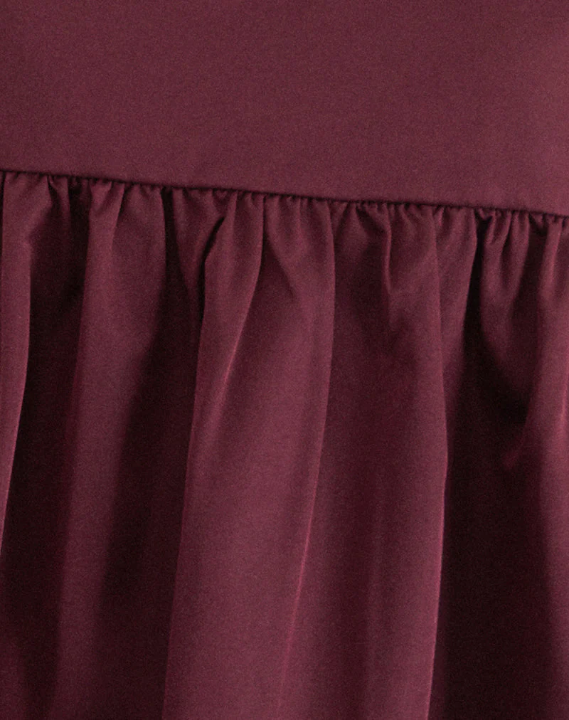 Marona Kleid in Dunkelbeere - Image 7