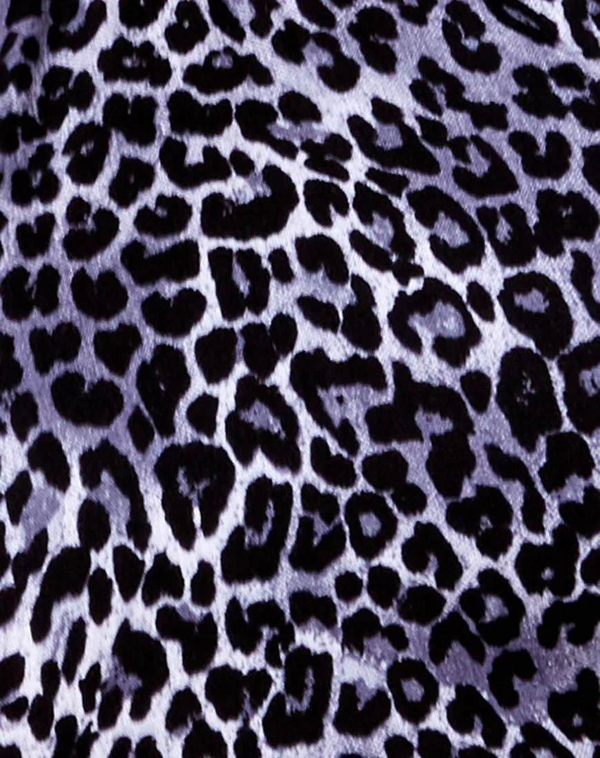 Maudy Crop Top in Rar Leopard Grau - Image 5