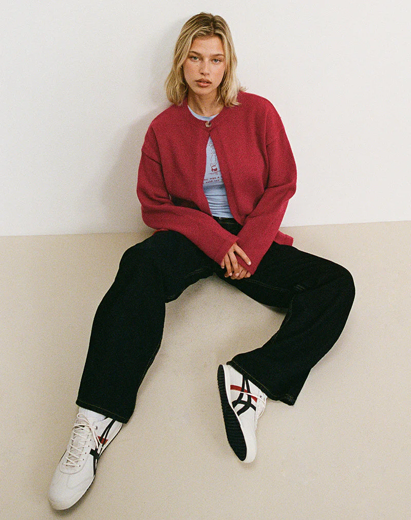 Maureen Strickjacke in Rot - Image 3
