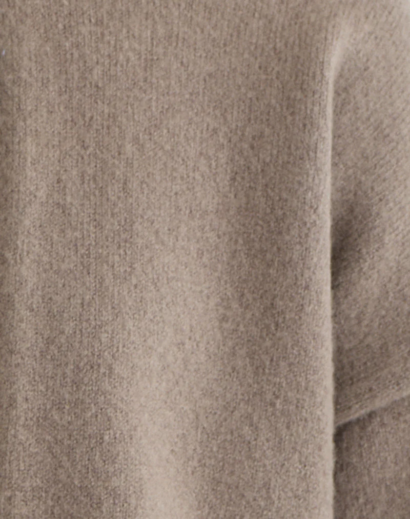 Maureen Strickjacke in Taupe - Image 5