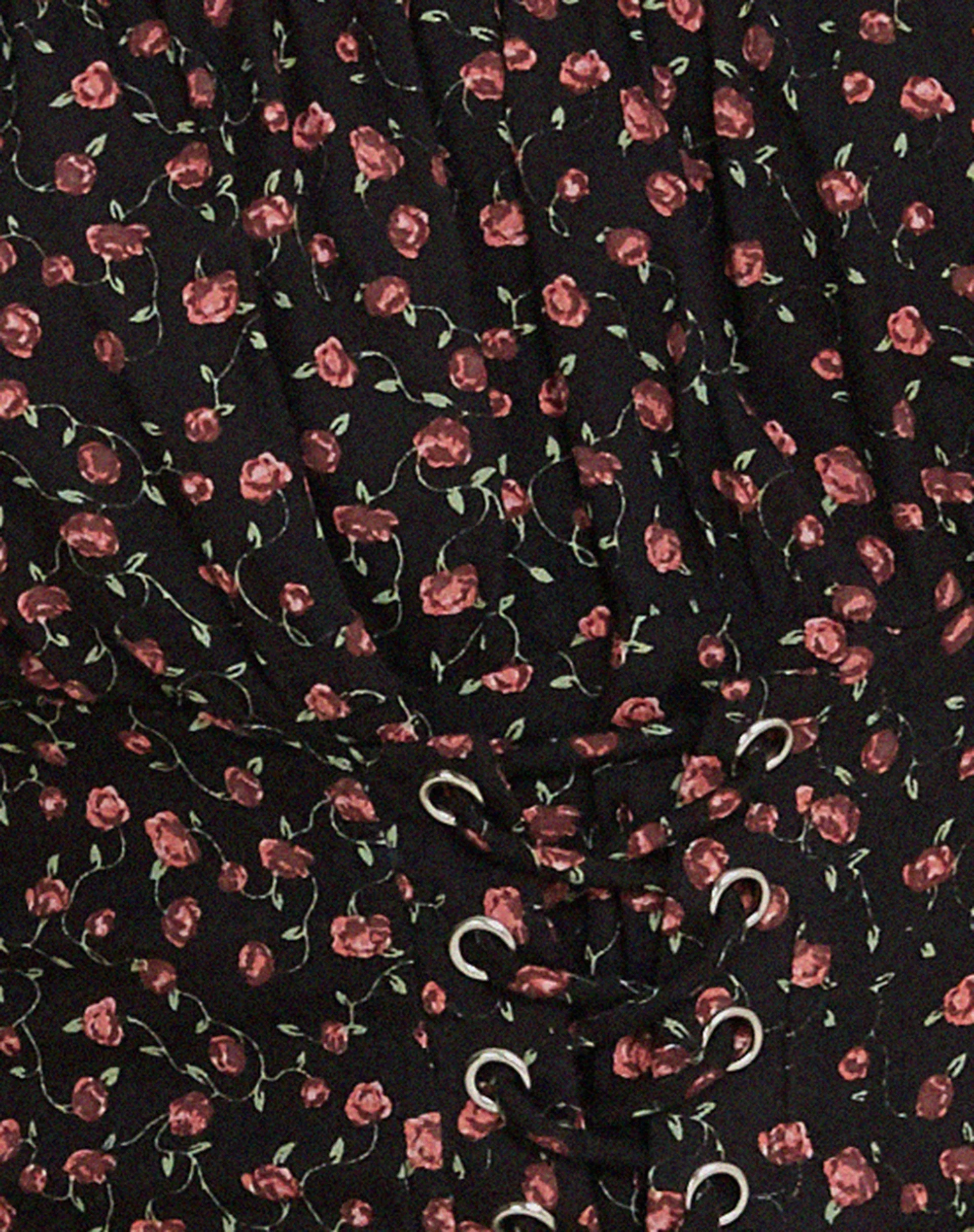 Mave Crop Top in Dunkelrosa Rose Schwarz - Image 8