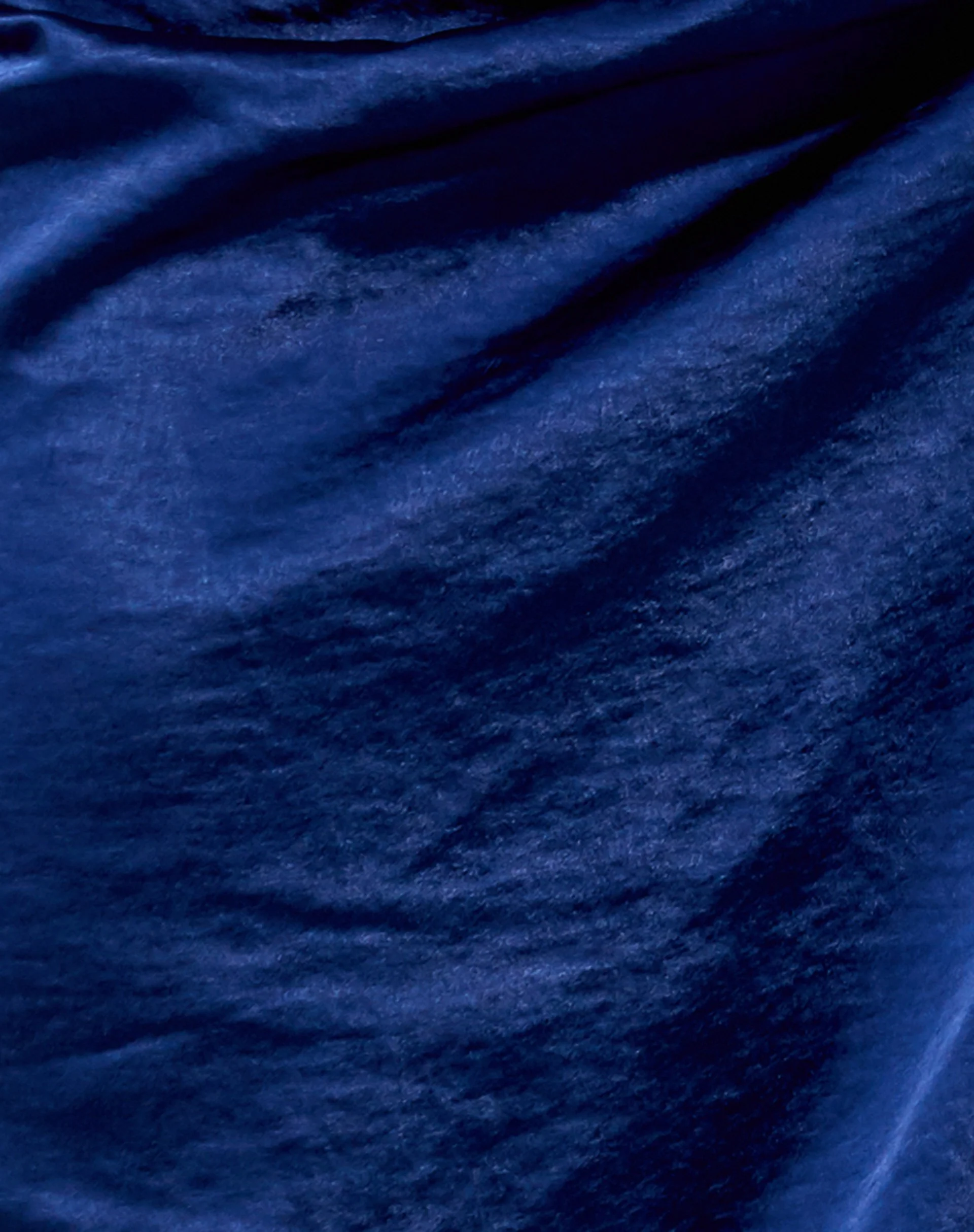 Maxel Midirock aus Satin Mitternachtsblau - Image 5