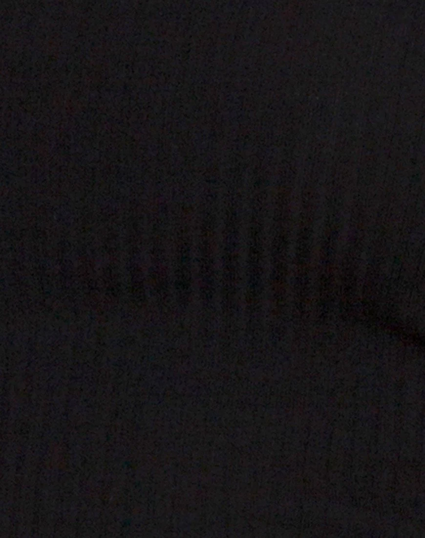 Medi One Shoulder Top in Schwarz - Image 5