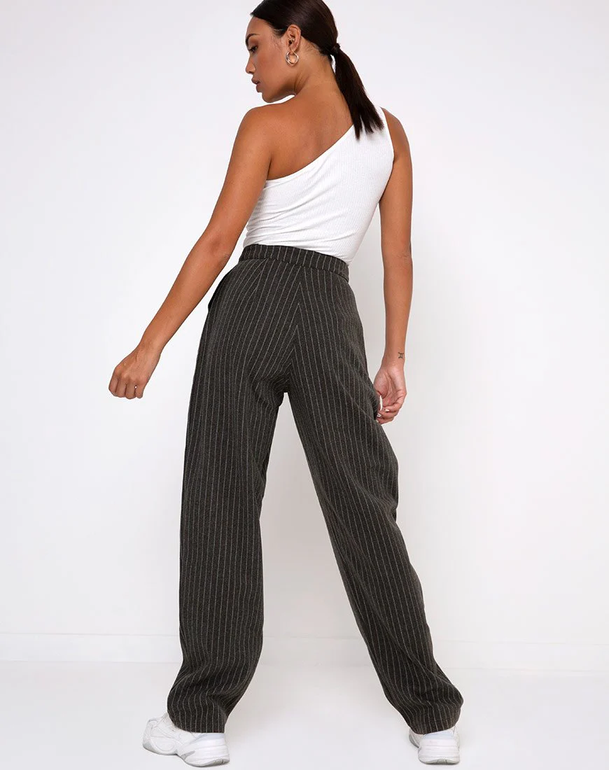Medi One Shoulder Top in Elfenbein - Image 4