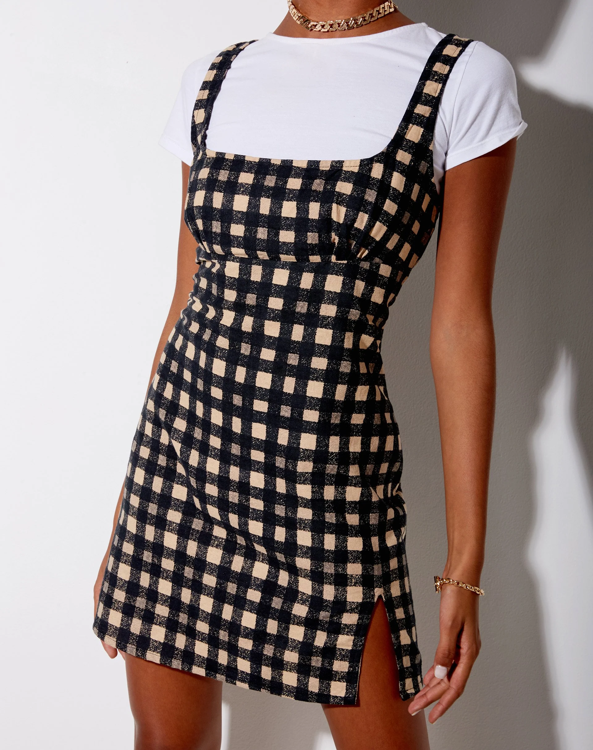 Mehra Minikleid im 90er Jahre Grunge-Karo - Image 2