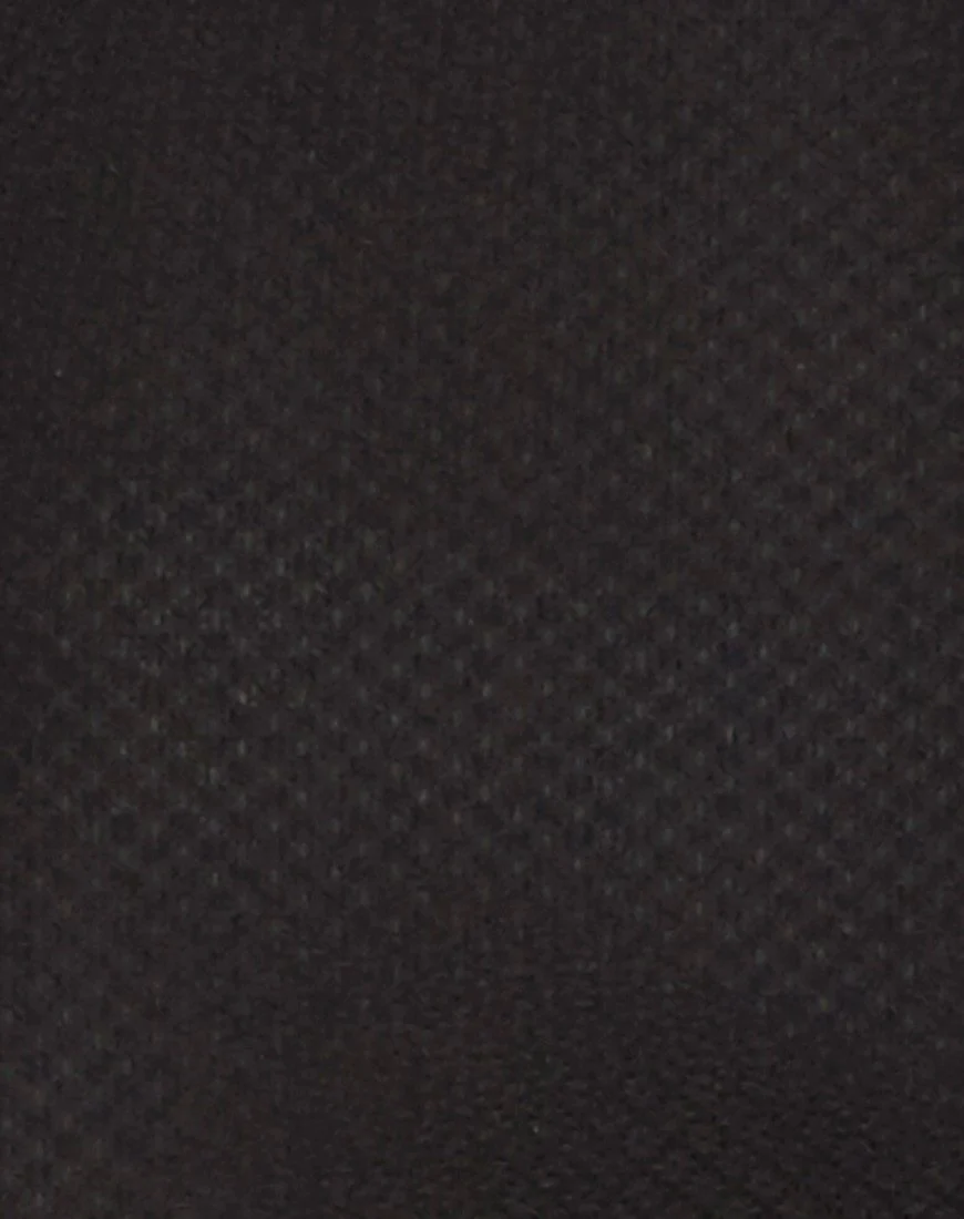 Mellina Bodycon Kleid aus Mesh Schwarz - Image 5