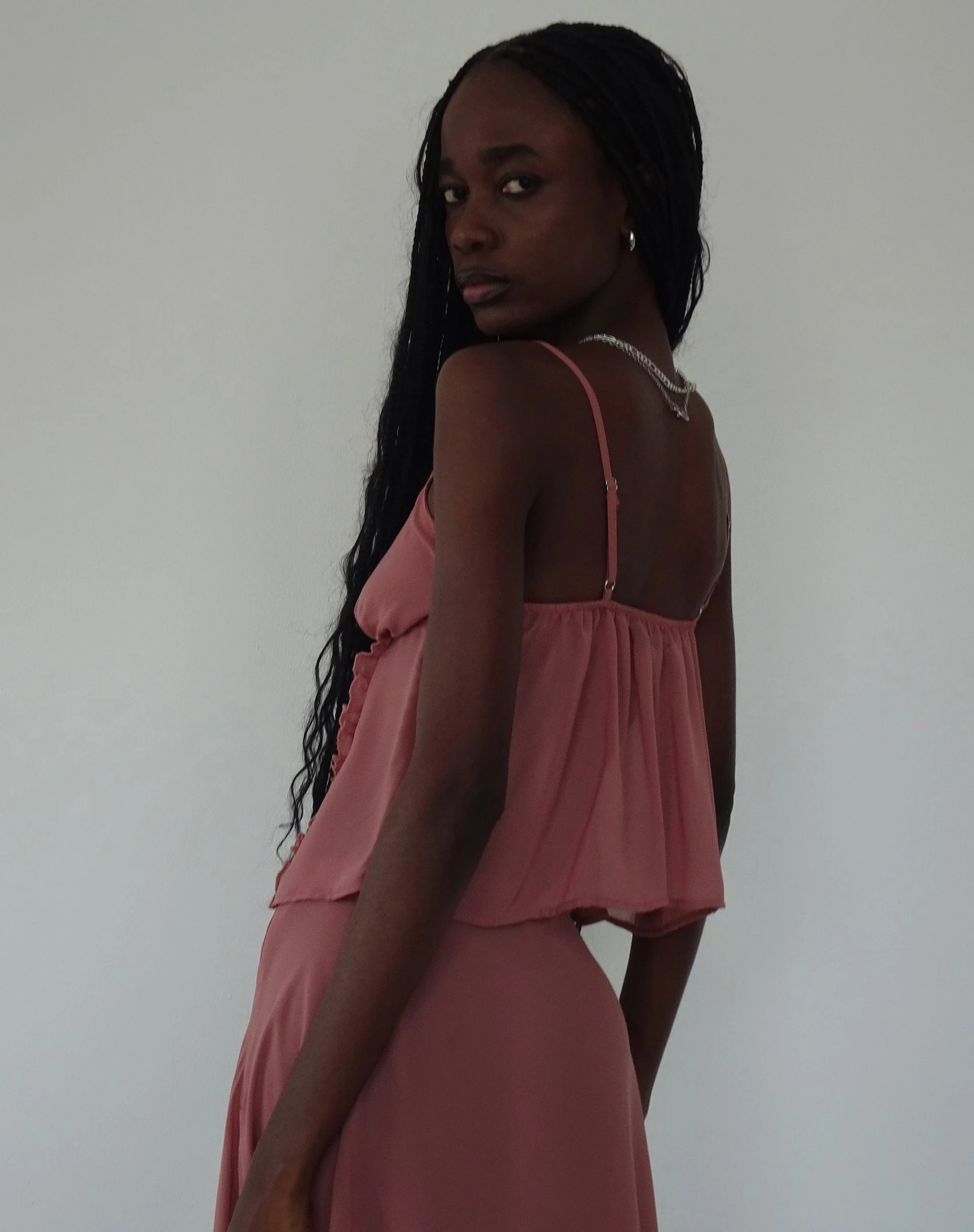 Melly Chiffon Cami Top in Dessert Sand - Image 4
