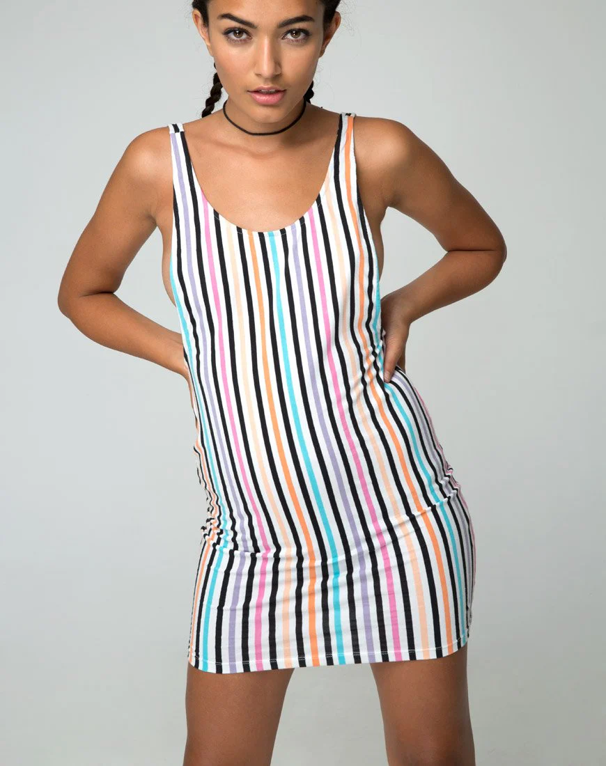 Mergy Kleid in Candy Stripe Sommer - Image 4