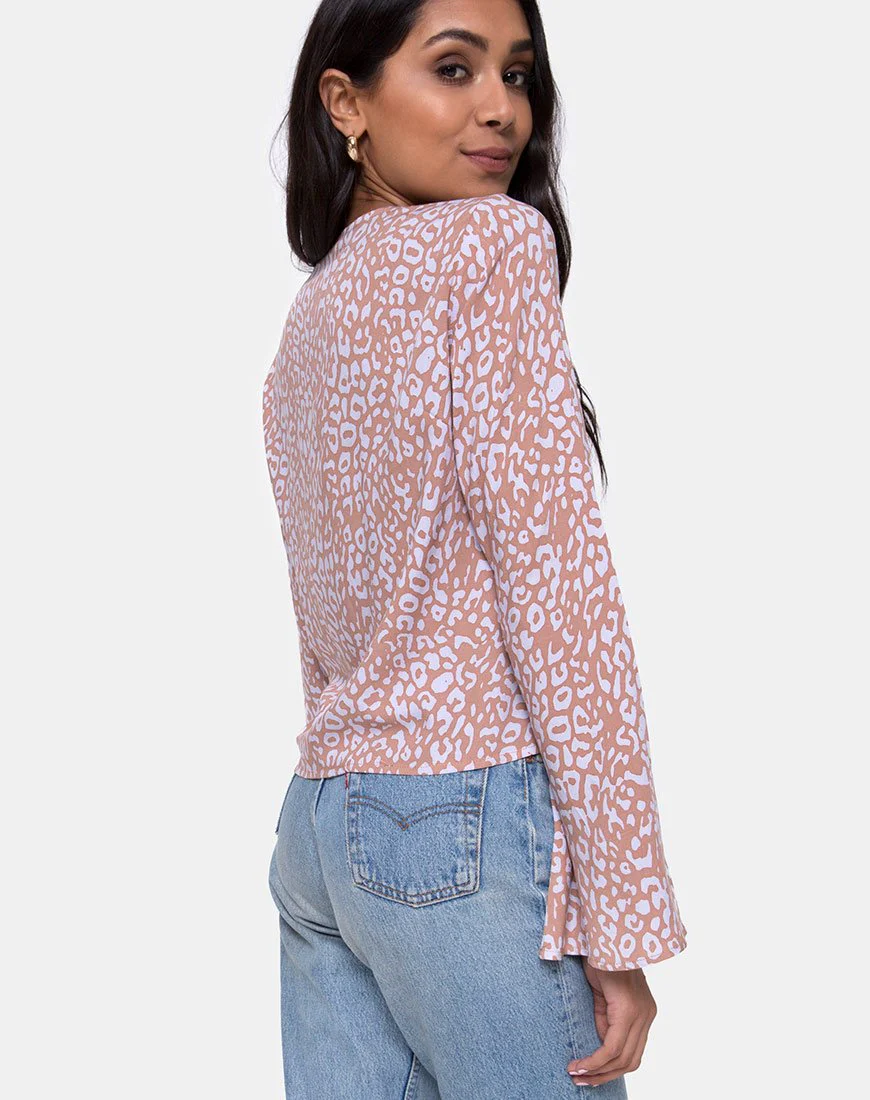 Merida Bluse in Leopardenfleck - Image 2