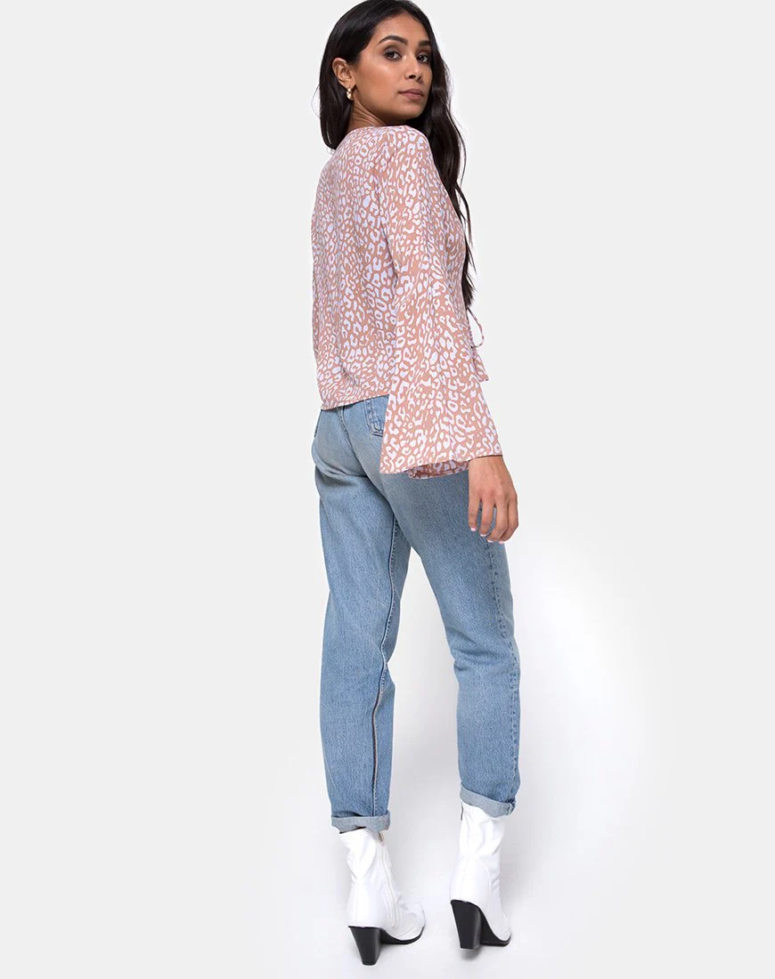 Merida Bluse in Leopardenfleck - Image 4