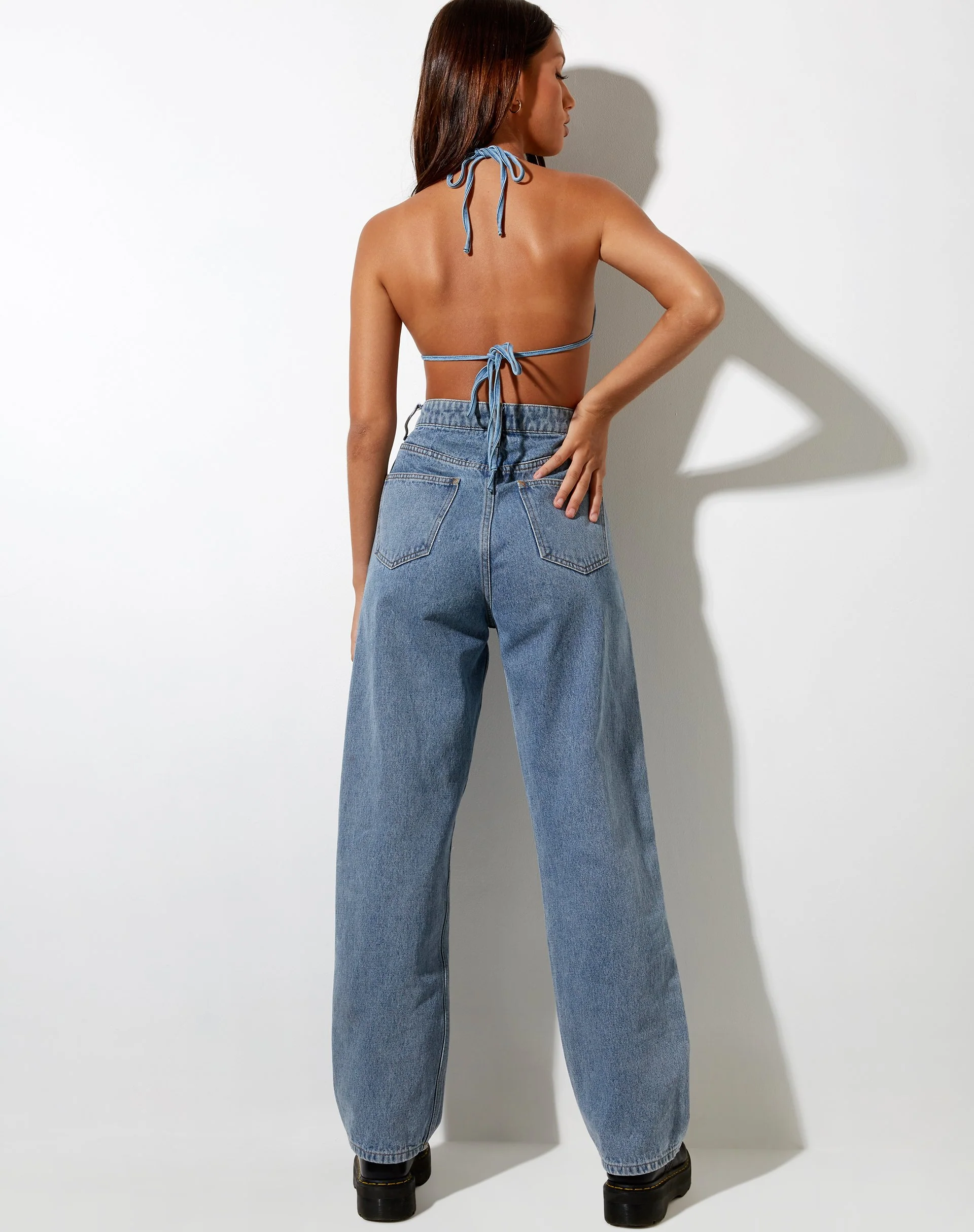 Mida Bralet in hellblauer Waschung - Image 6