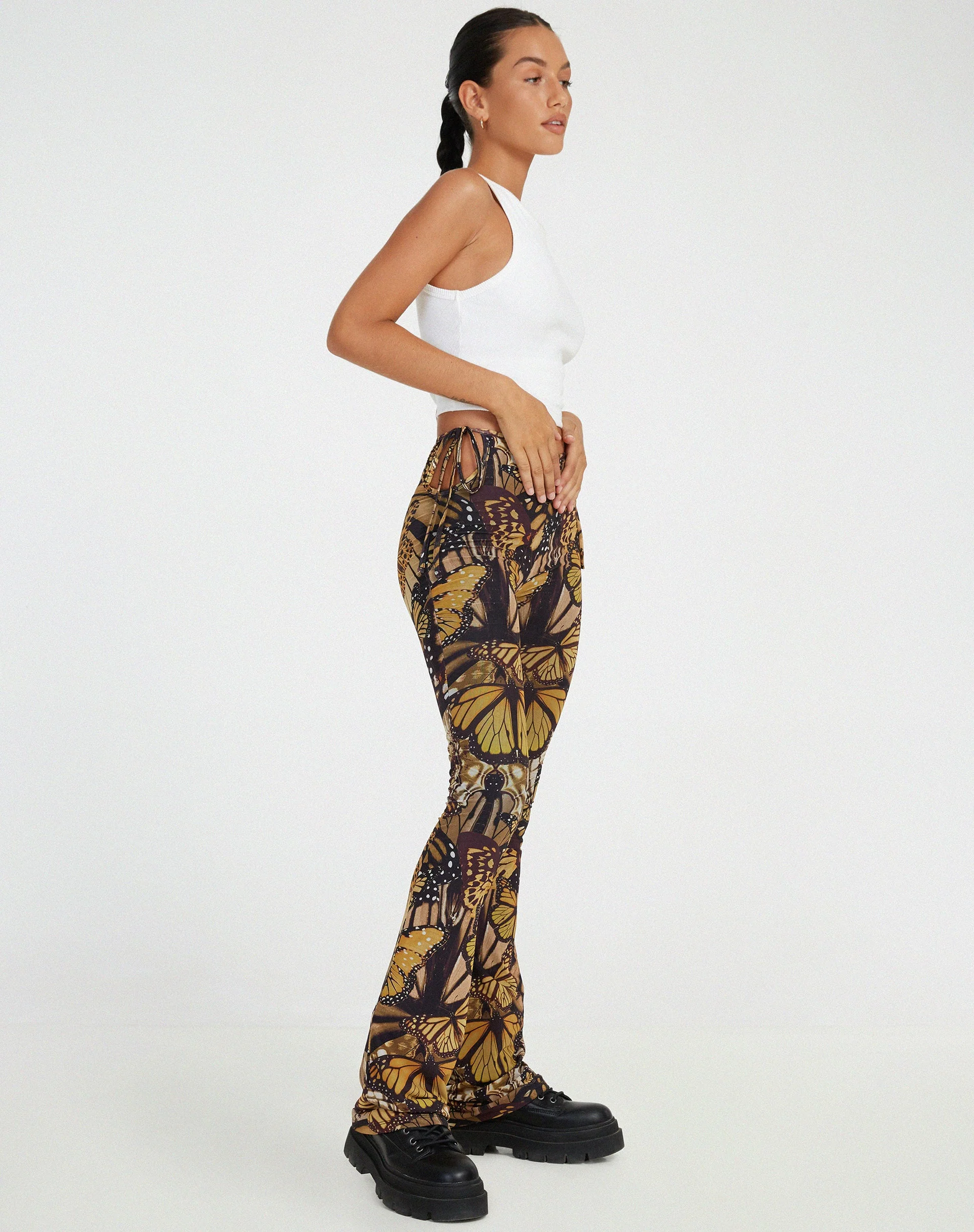 Mileri Schlaghose in Schmetterlingsgold - Image 4