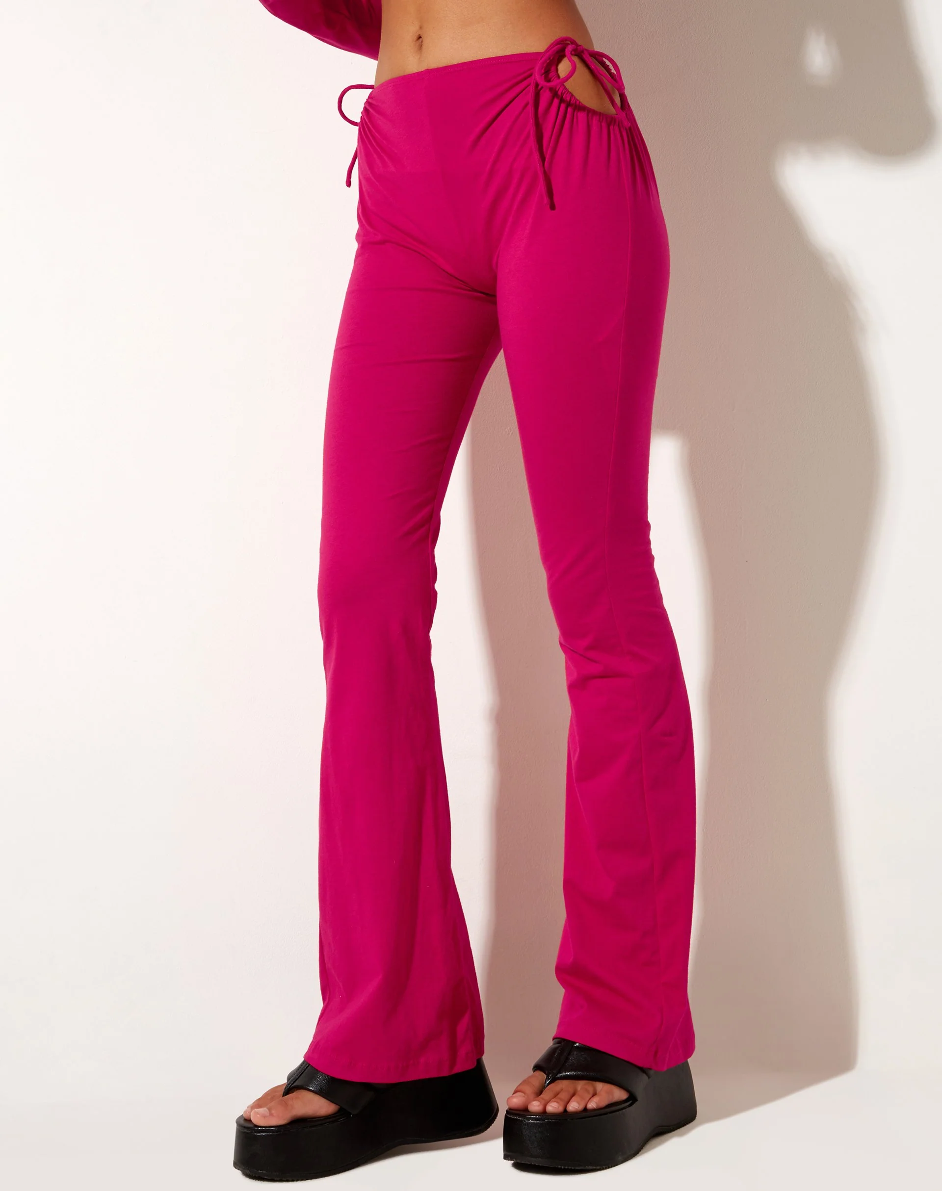 Mileri Schlaghosen aus Lycra Fandango Rosa