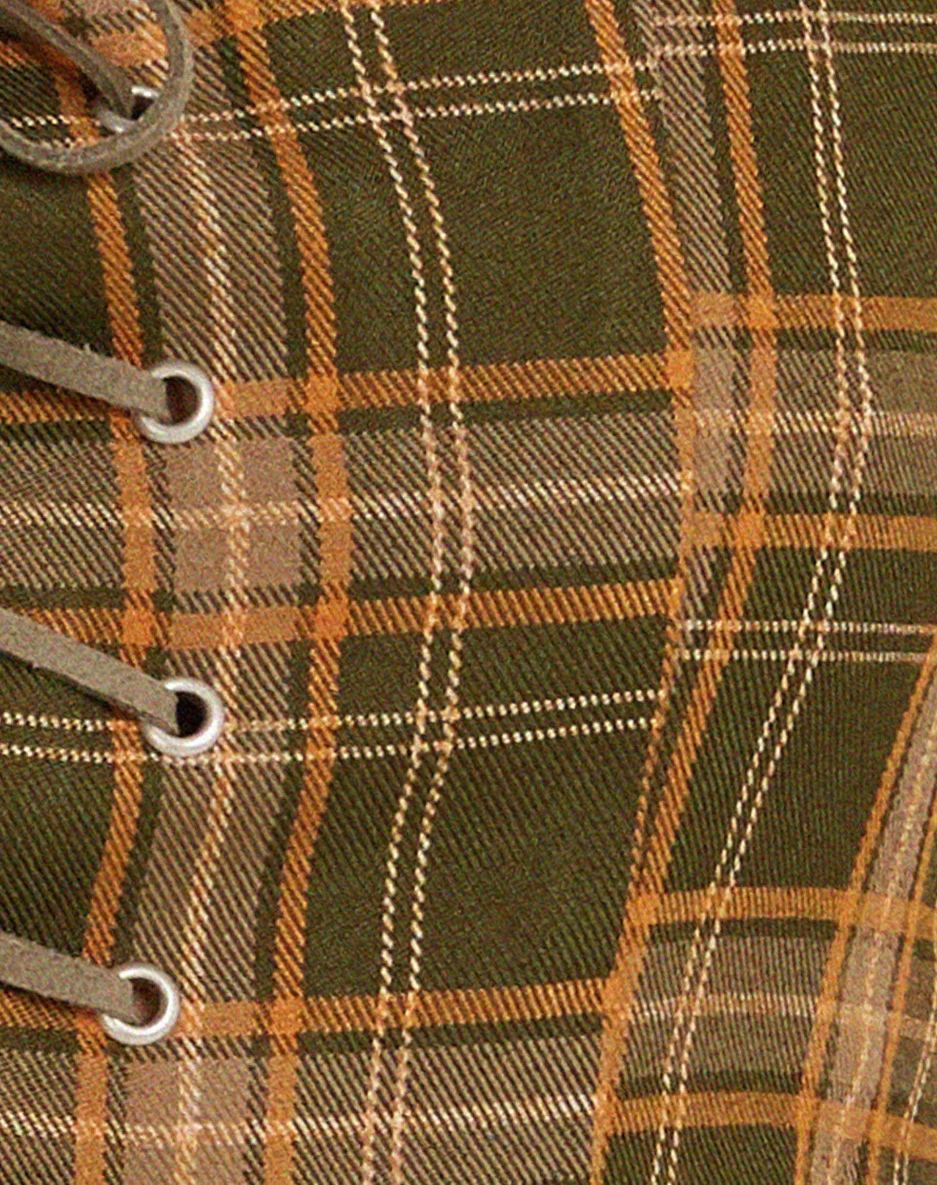 Milton Korsett Top in Tartans Grün Braun - Image 8