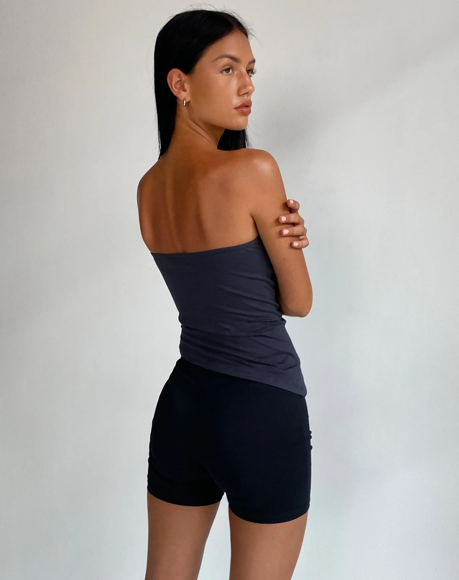 Minase Asymmetrisches Bandeau-Top in Ocean Storm - Image 2