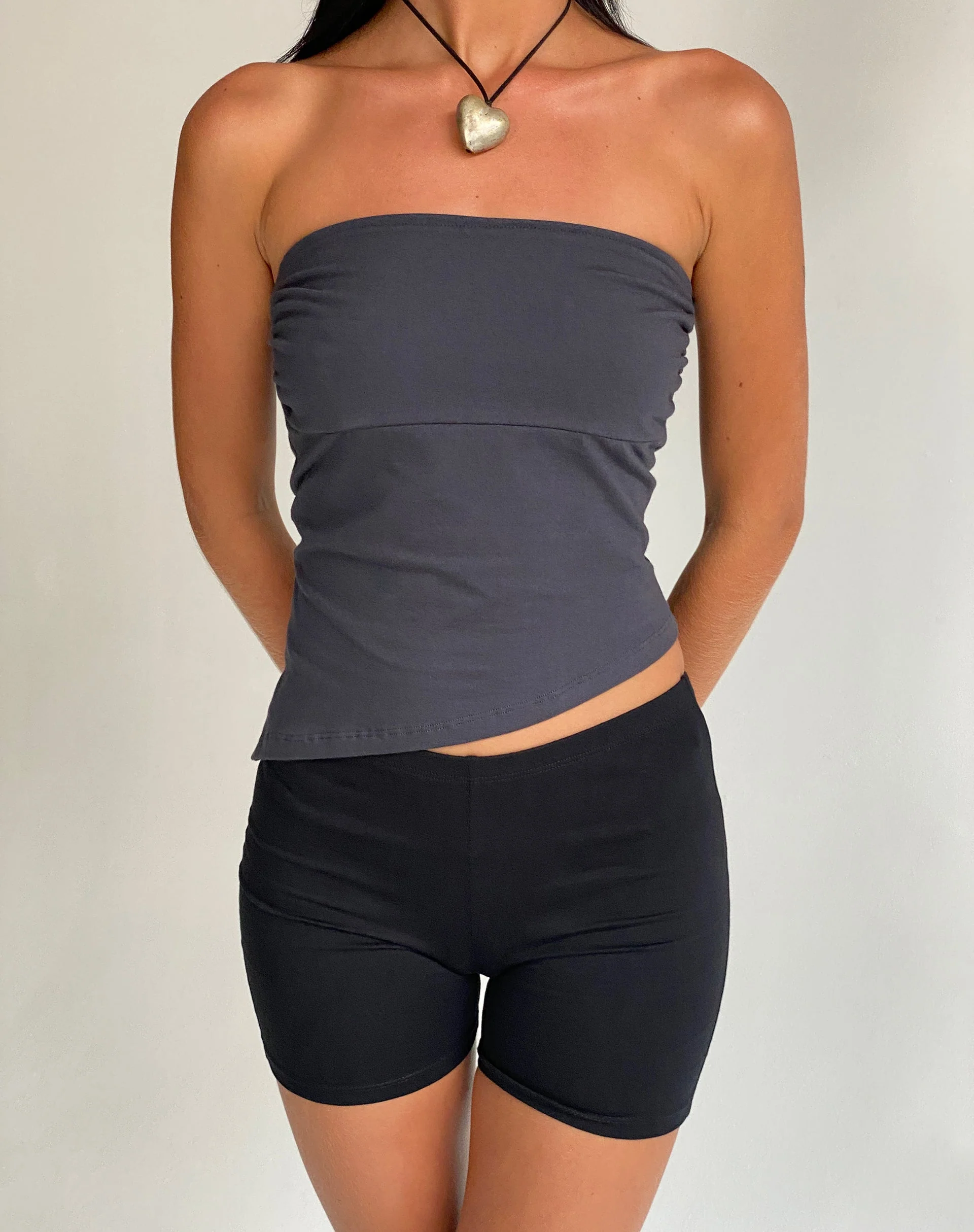 Minase Asymmetrisches Bandeau-Top in Ocean Storm - Image 5