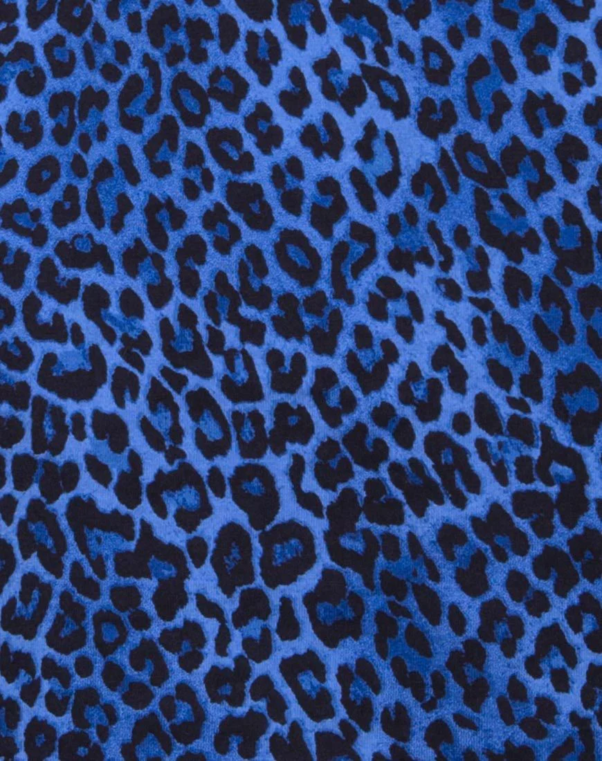 Mini-Bromy-Rock in Leopard Royalblau - Image 5