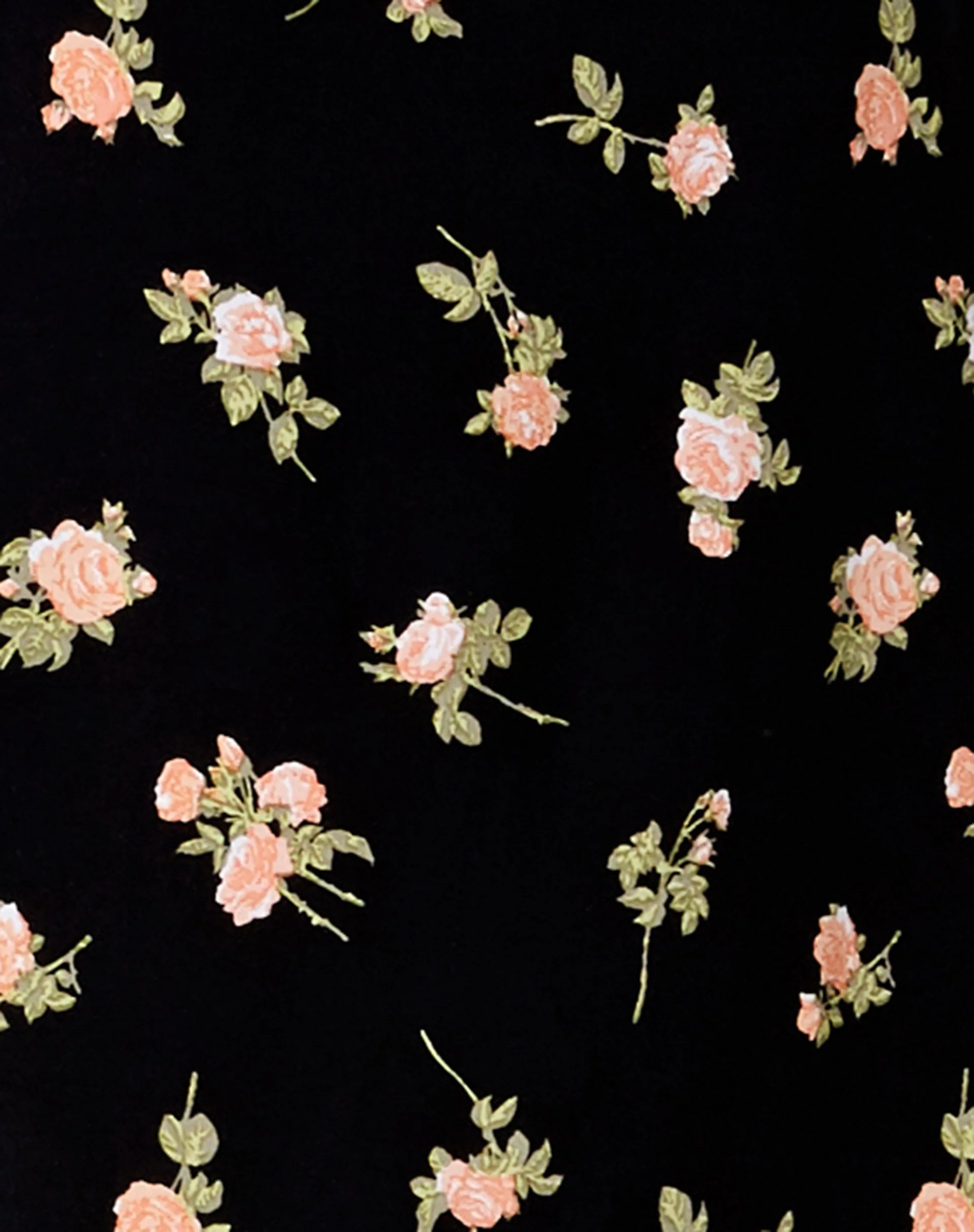 Mirza Maxikleid in Rose Garden Schwarz - Image 6