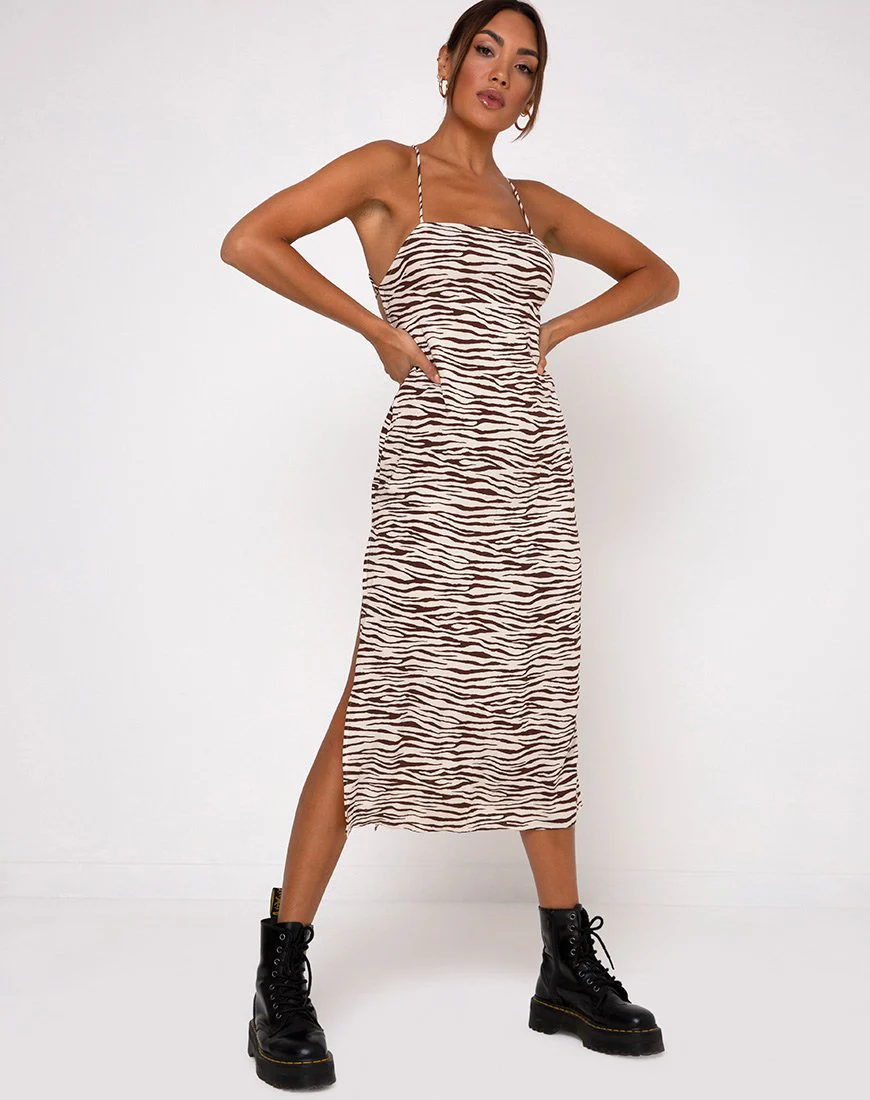 Mirzani Kleid in Easy Tiger Kakao