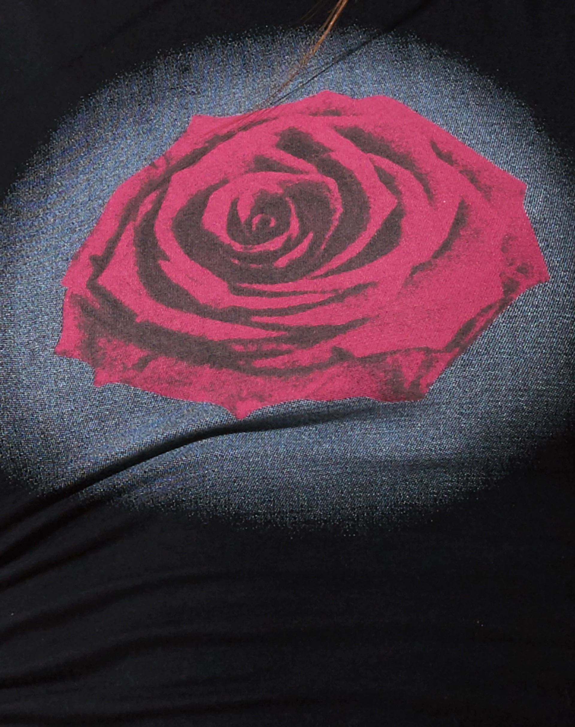 Monlo Vest Top in Schwarz Rose - Image 8