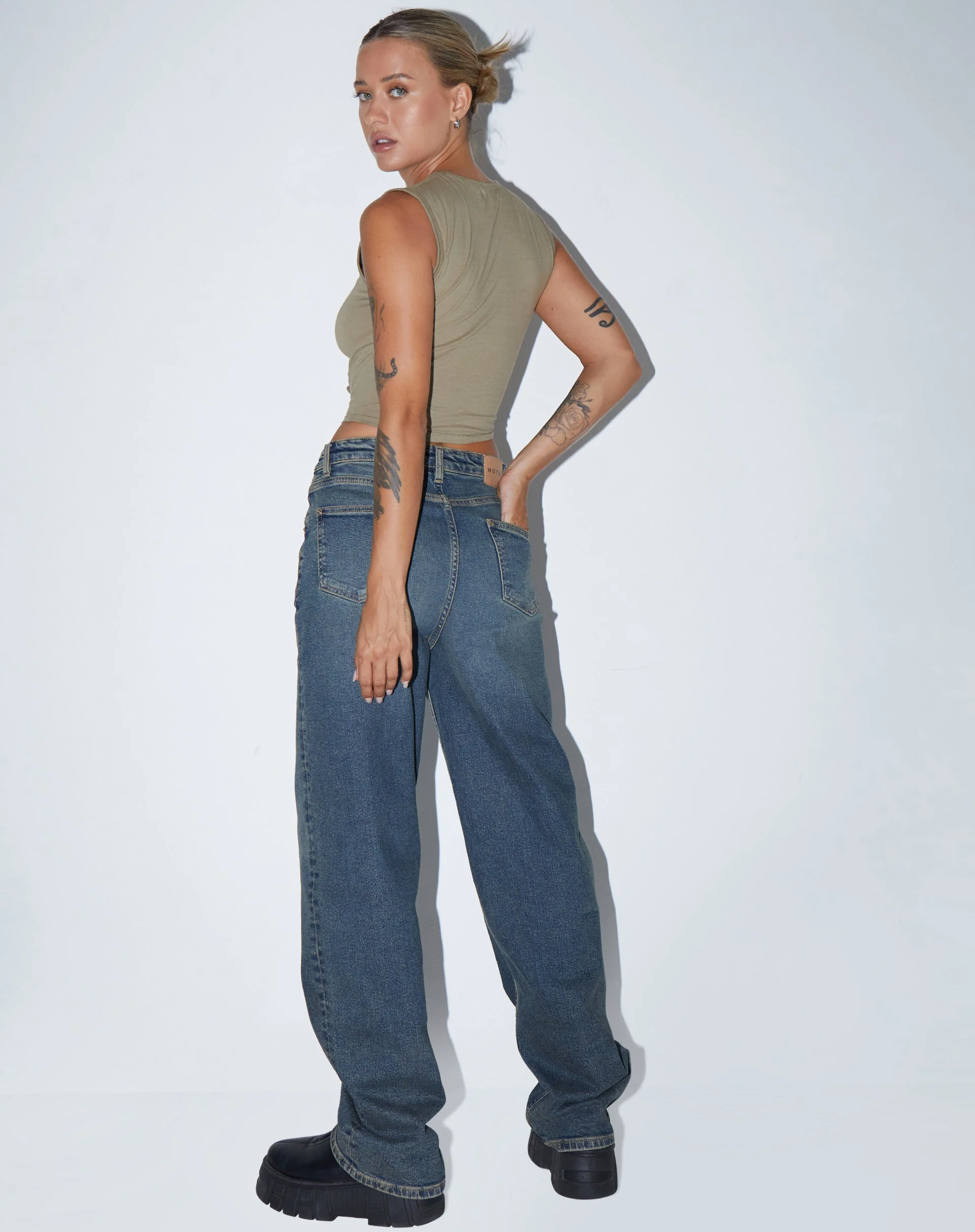Monsieur Crop Top aus Lycra London Fog - Image 5