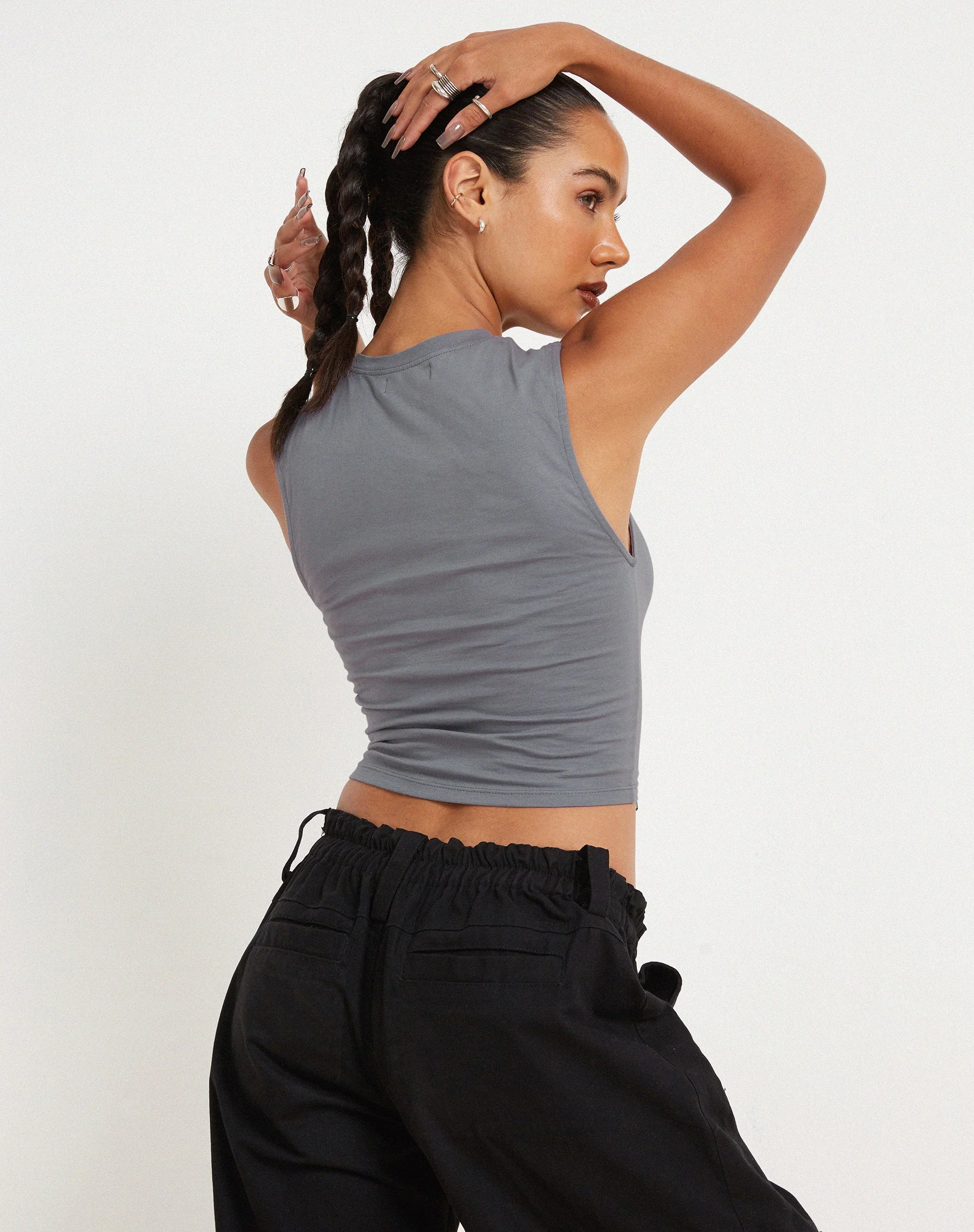Mozi Top in Grau - Image 2