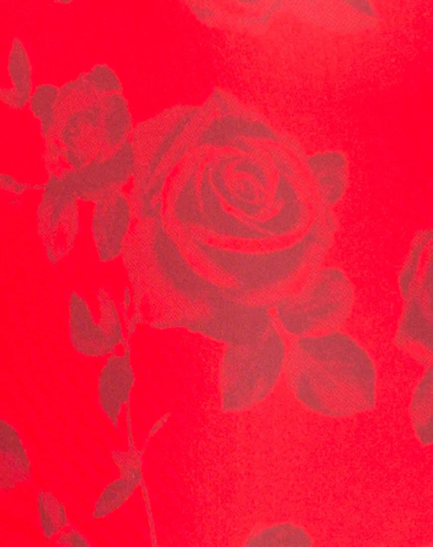Badeanzug Nadine in Red Roses - Image 5