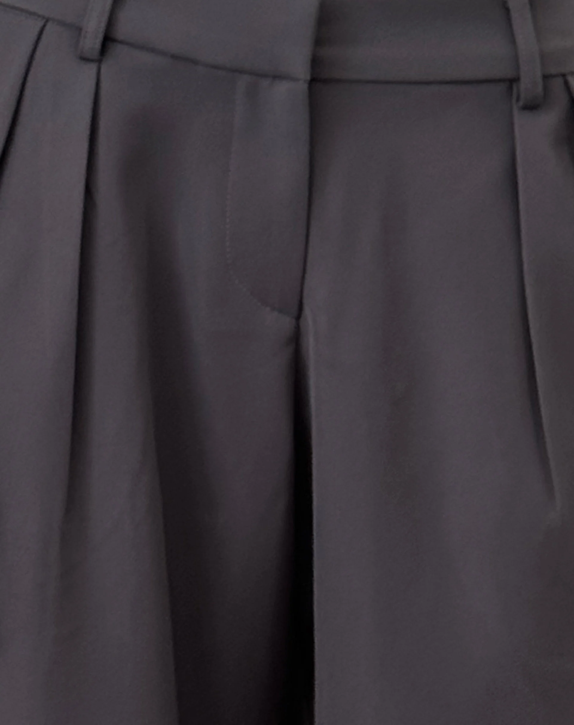 Nailaka Low Rise Wide Leg Tailored Trouser in Dark Charcoal - Image 5
