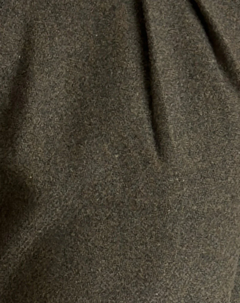 Nailaka Maßgeschneiderte Hose in Taupe dunkel - Image 6