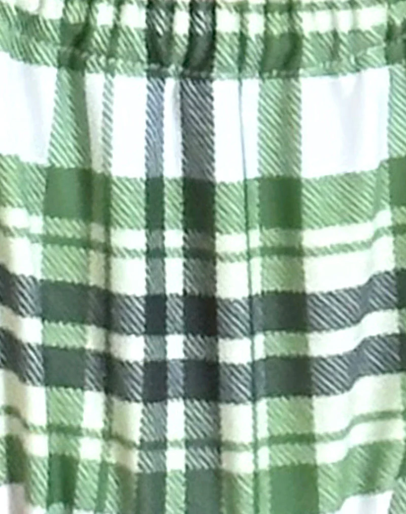 Nakeela Bikiniunterteil in Grün Tartan - Image 6