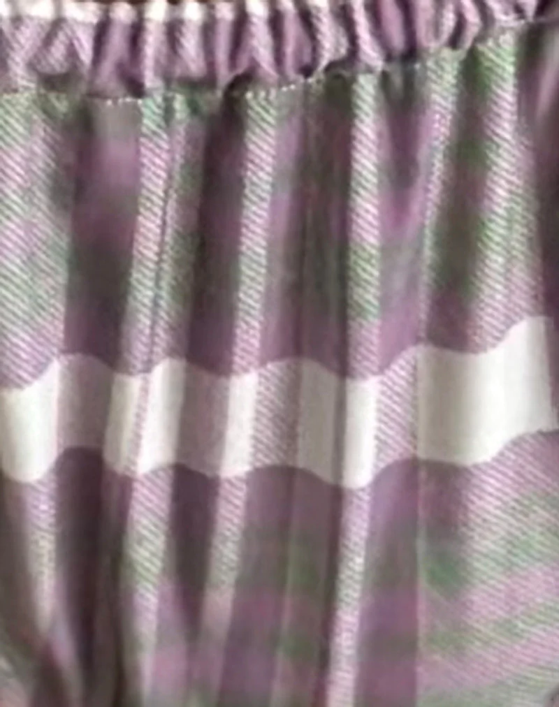 Nakeela Bikiniunterteil in Lila Tartan - Image 8