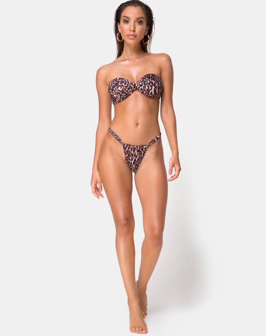 Nakeela Bikini-Oberteil in Magic Leopard - Image 4