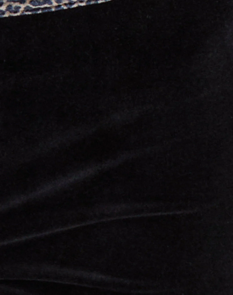 Nakoa Waist Short in Schwarz mit Rar Leopard Bindung - Image 6