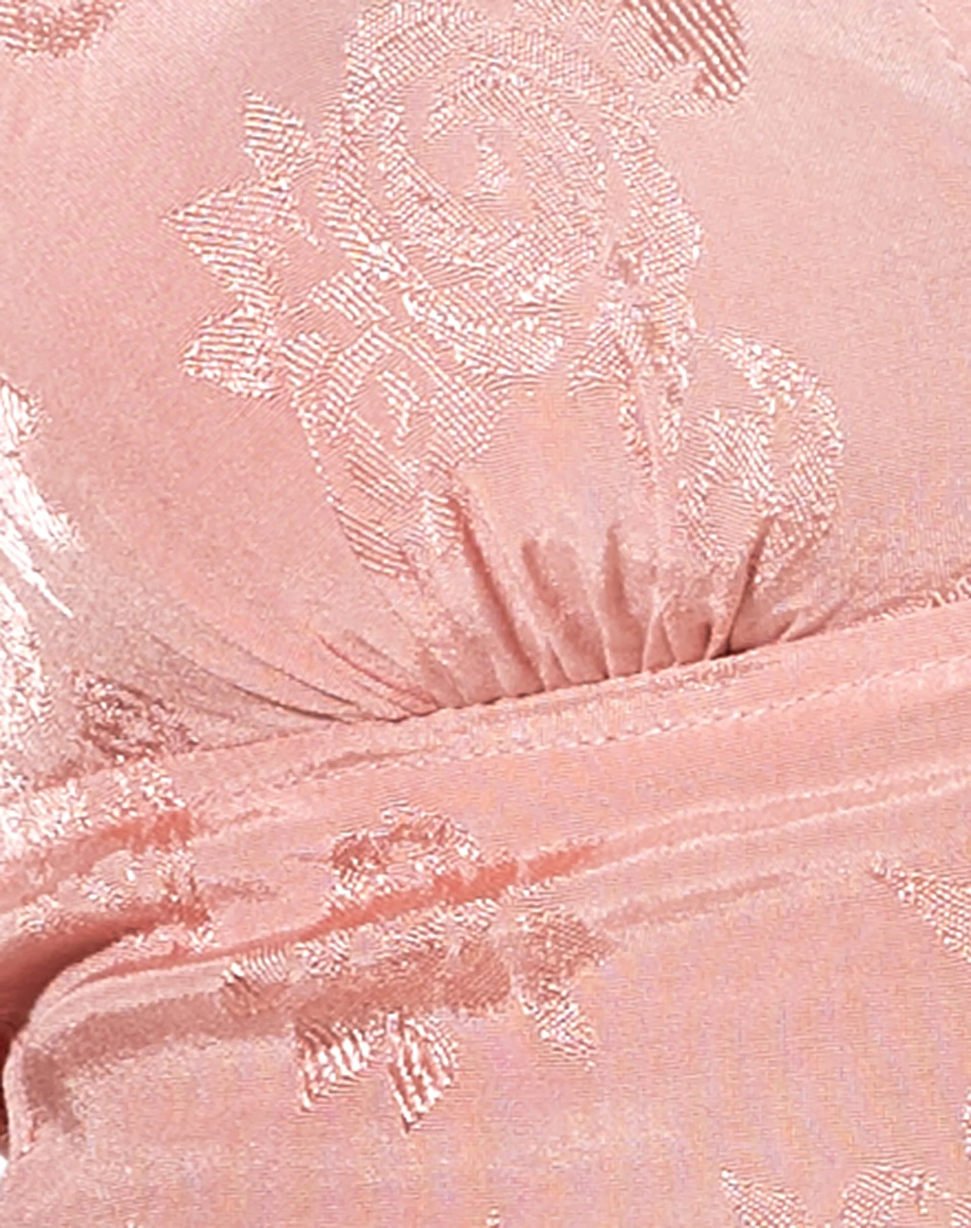 Nanda Crop Top in Satin Rose Coral Blush - Image 5