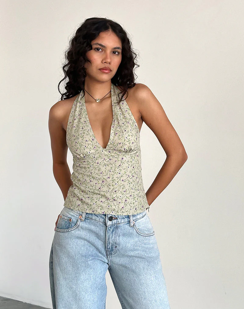 Nandu Neckholder-Top in Parma-Violett - Image 5