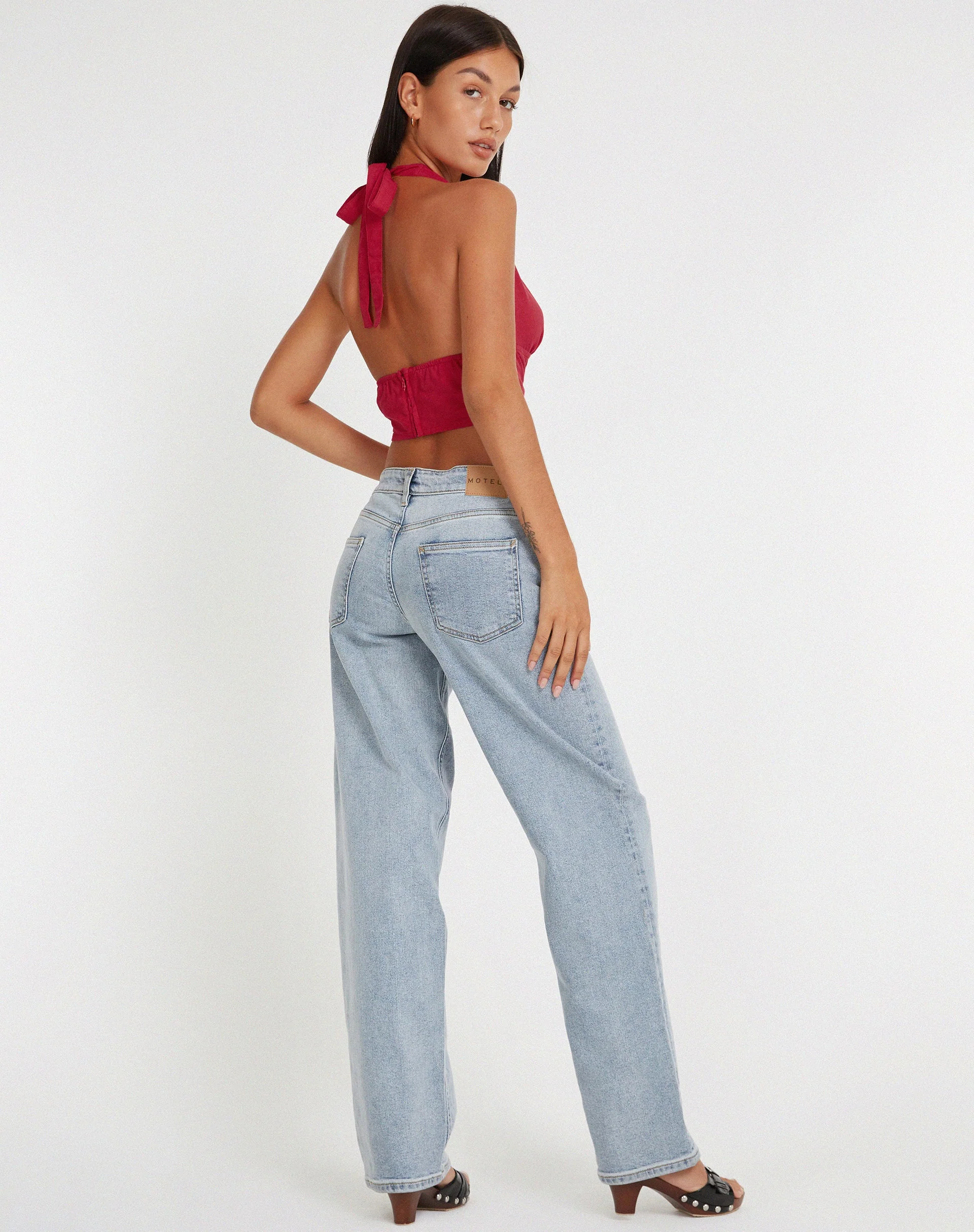 Nania Crop Top in Tango Rot - Image 4