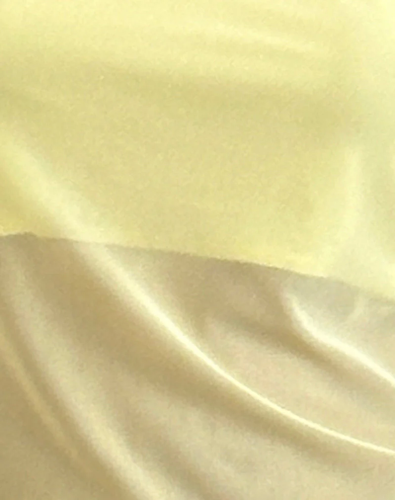 Narcissa Asymmetrisches Top aus Mesh Lemon - Image 6