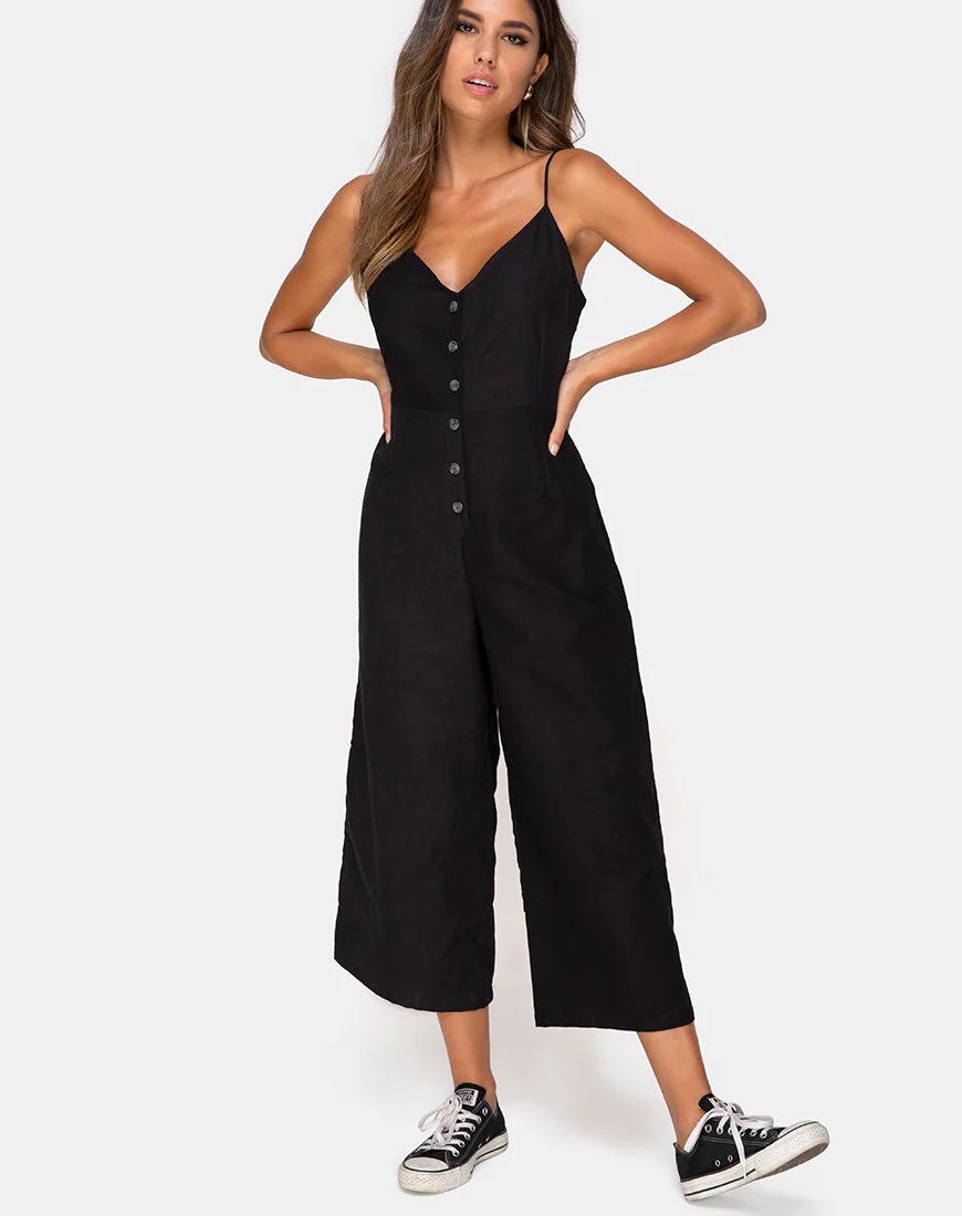 Nasa Jumpsuit in Schwarz - Image 2