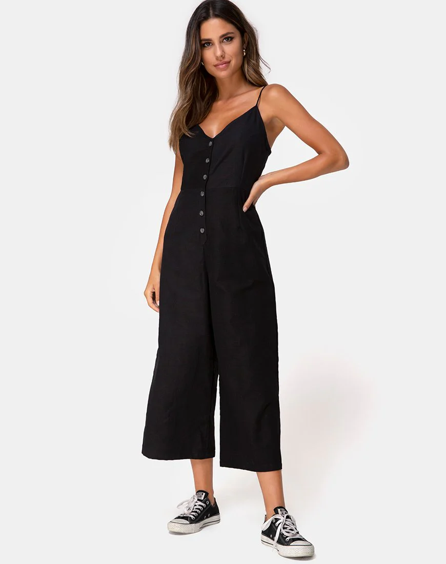 Nasa Jumpsuit in Schwarz - Image 3