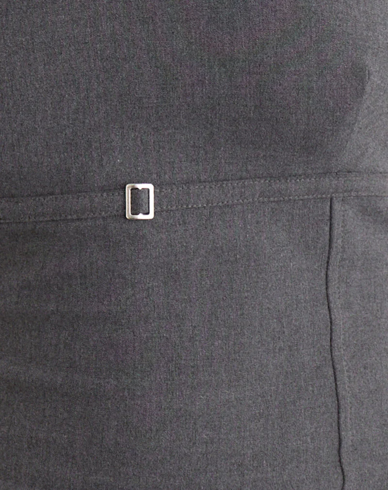 Nasya Neckholder-Top in Tailoring Charcoal - Image 7
