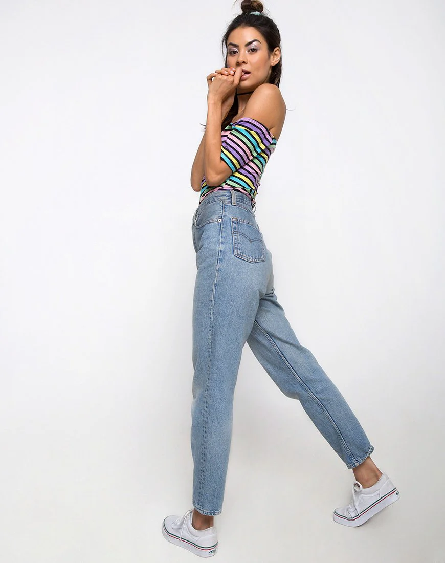 Natic Off The Shoulder Mieder in New stripe - Image 4