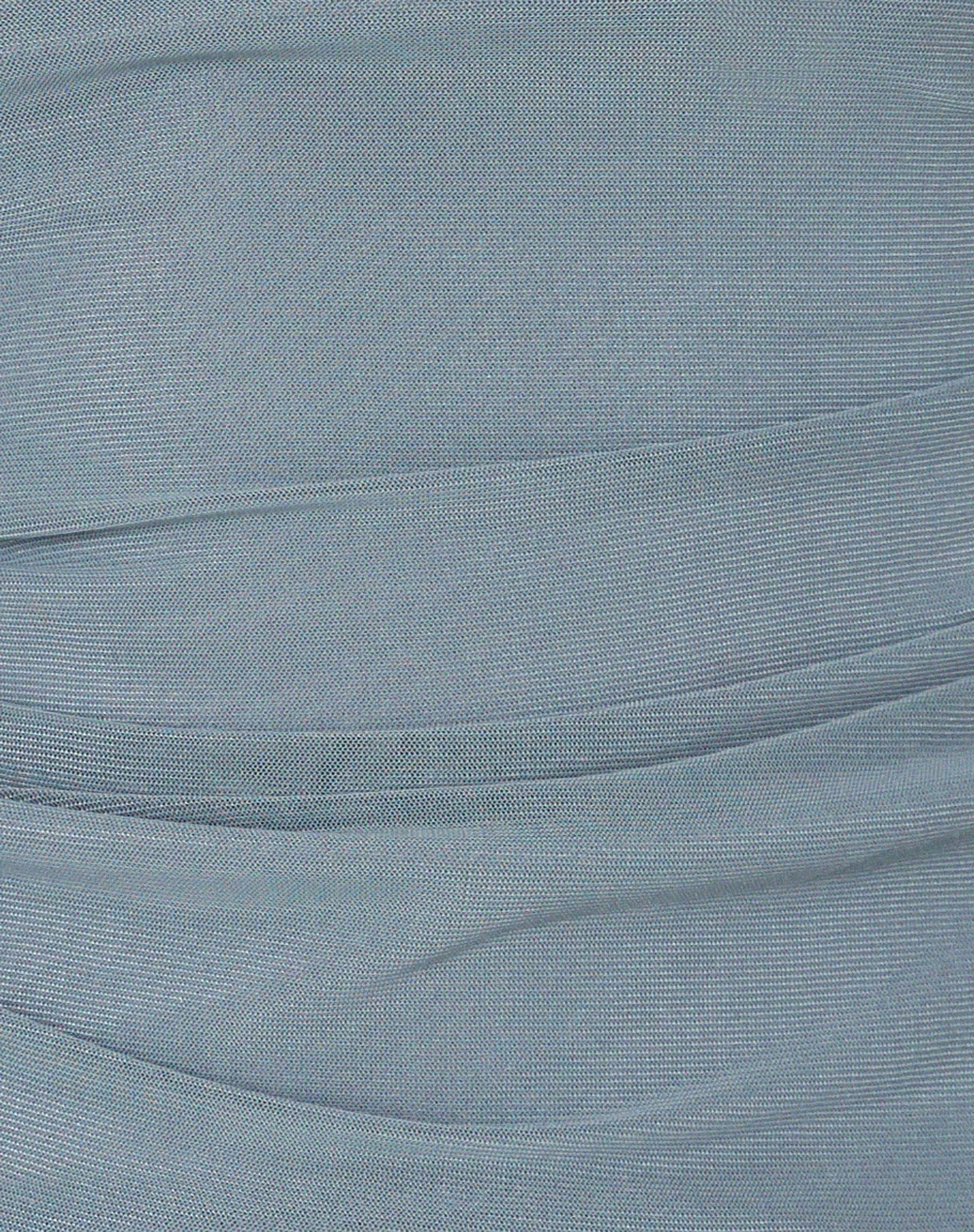 Nauri Mesh Bardot Top in Blau Grau - Image 7