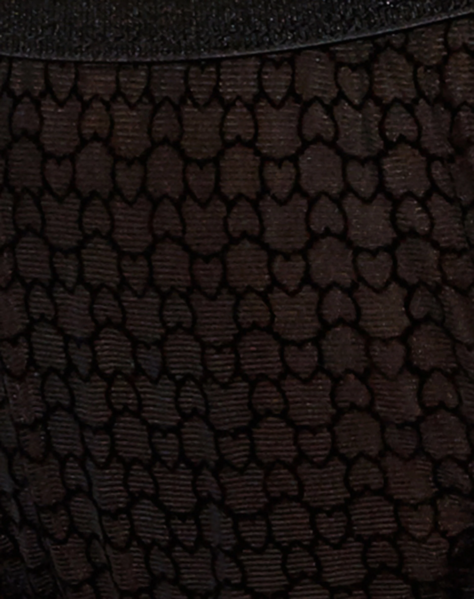 Naw Panties in Black Heart Flock - Image 7