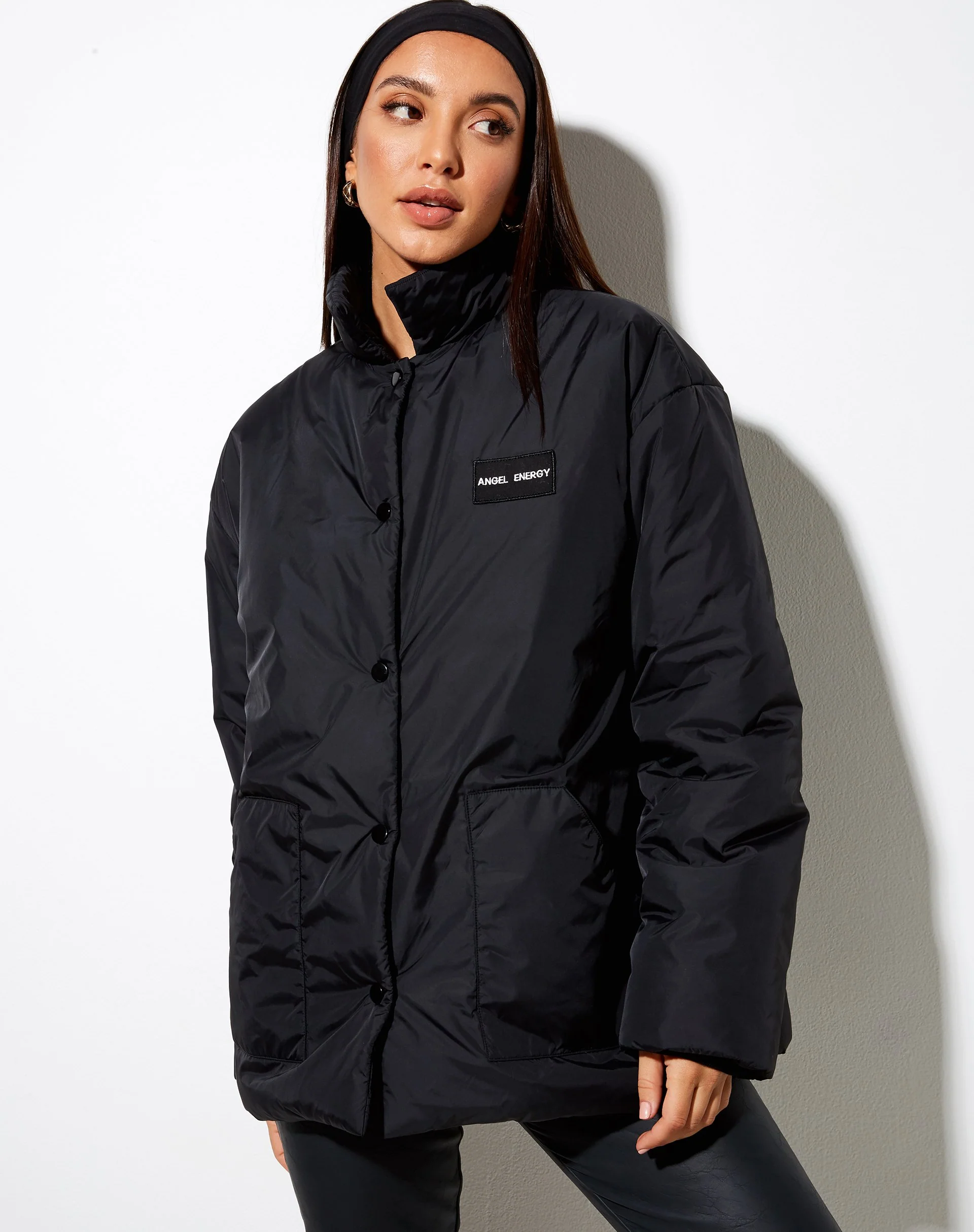 Nemal Jacke in Schwarz 'Angel Energy' Label - Image 3