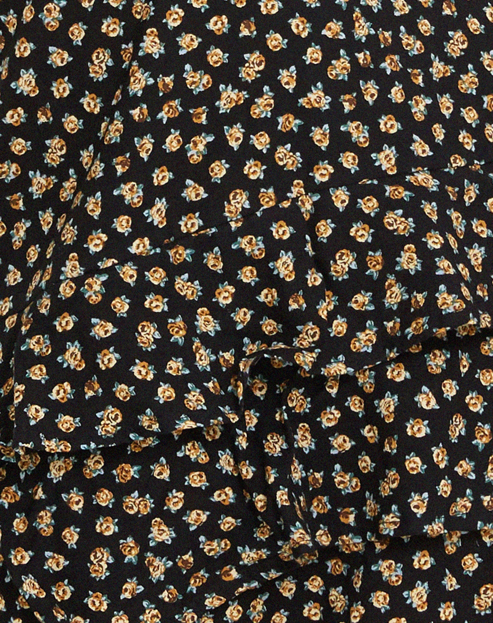 Nenita Minikleid in Ditsy Floral Bronze - Image 7