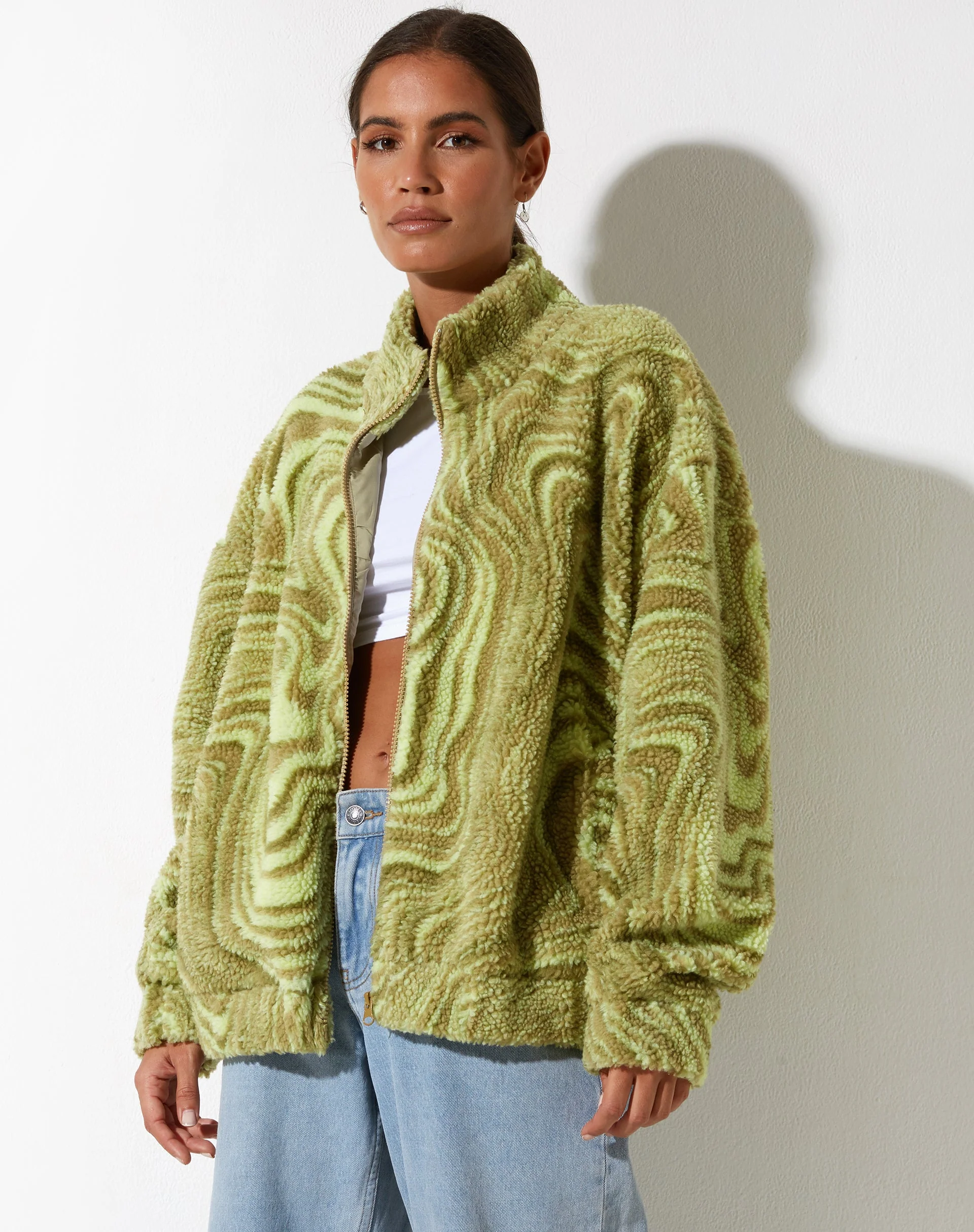 Nereo Jacke in Ripple Grün - Image 2
