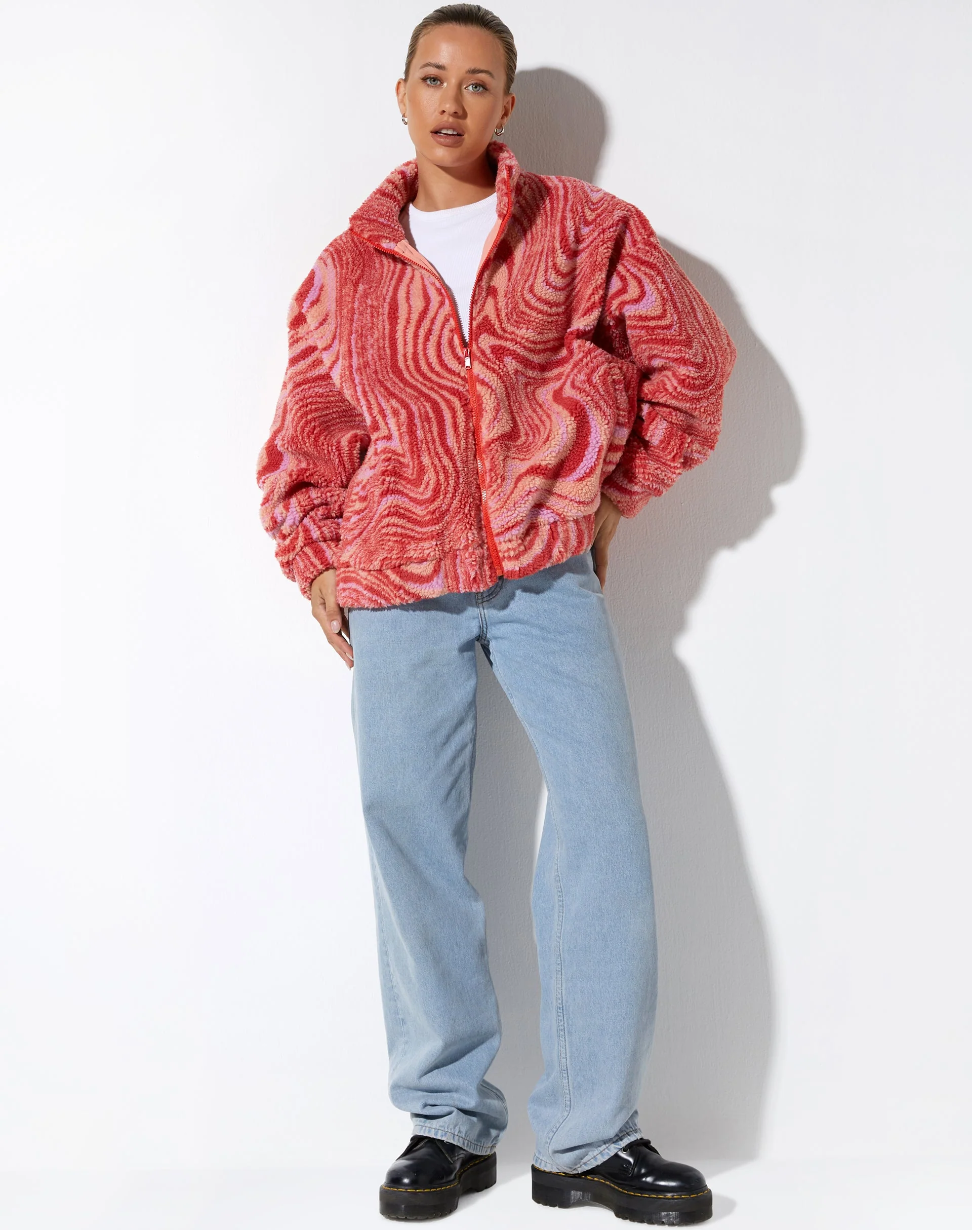 Nereo Jacke in Ripple Pink - Image 5