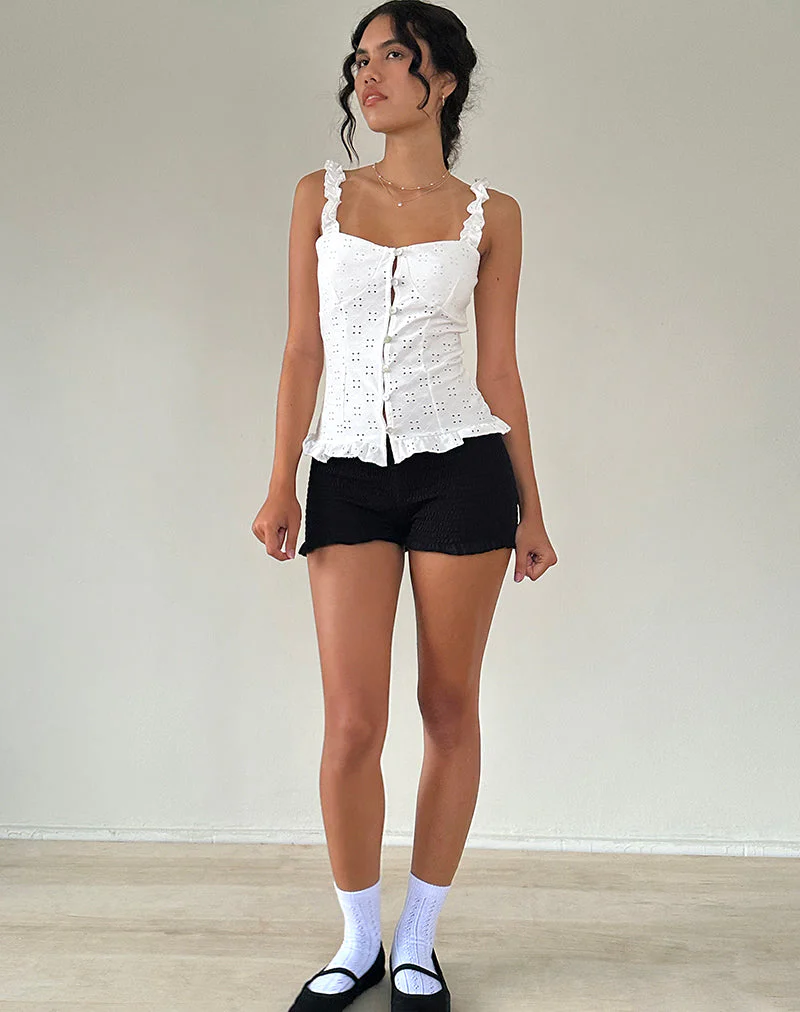 Neroli Korsett-Top in Broderie Weiß - Image 5