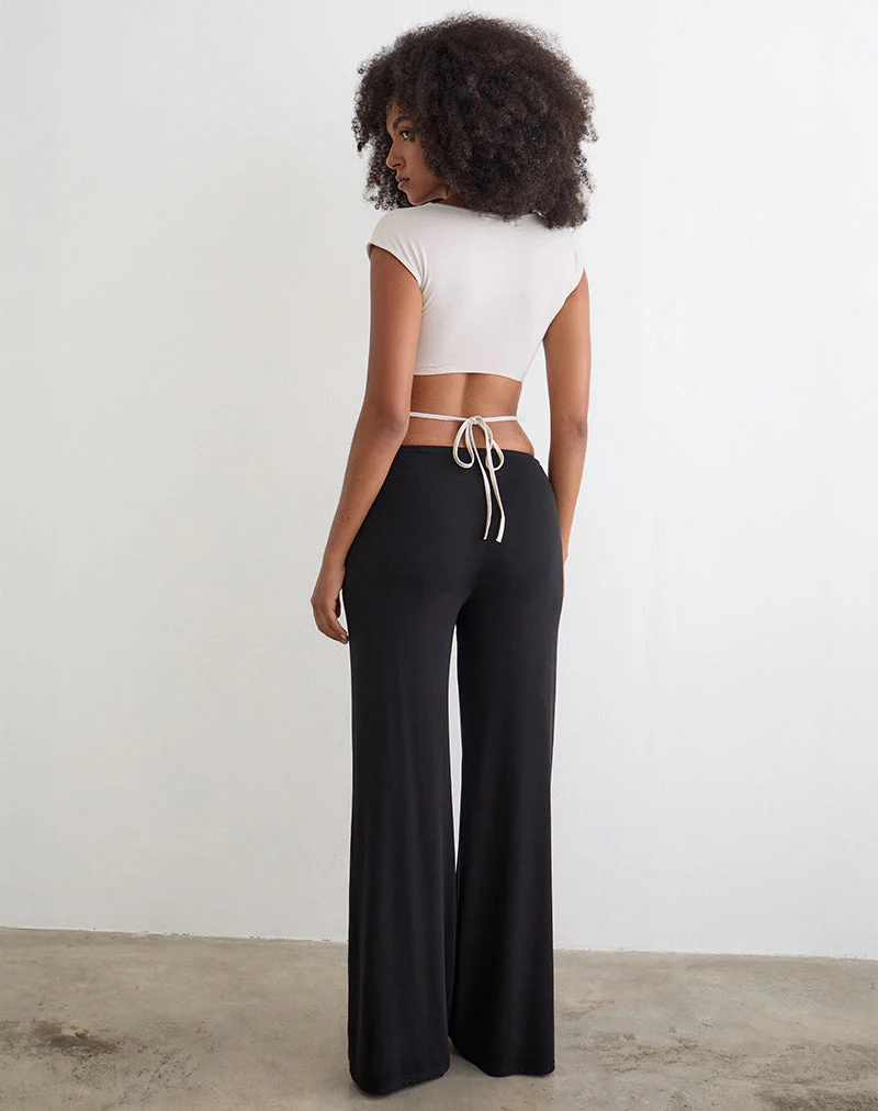 Netan Crossover Top in Cannoli Cream - Image 2