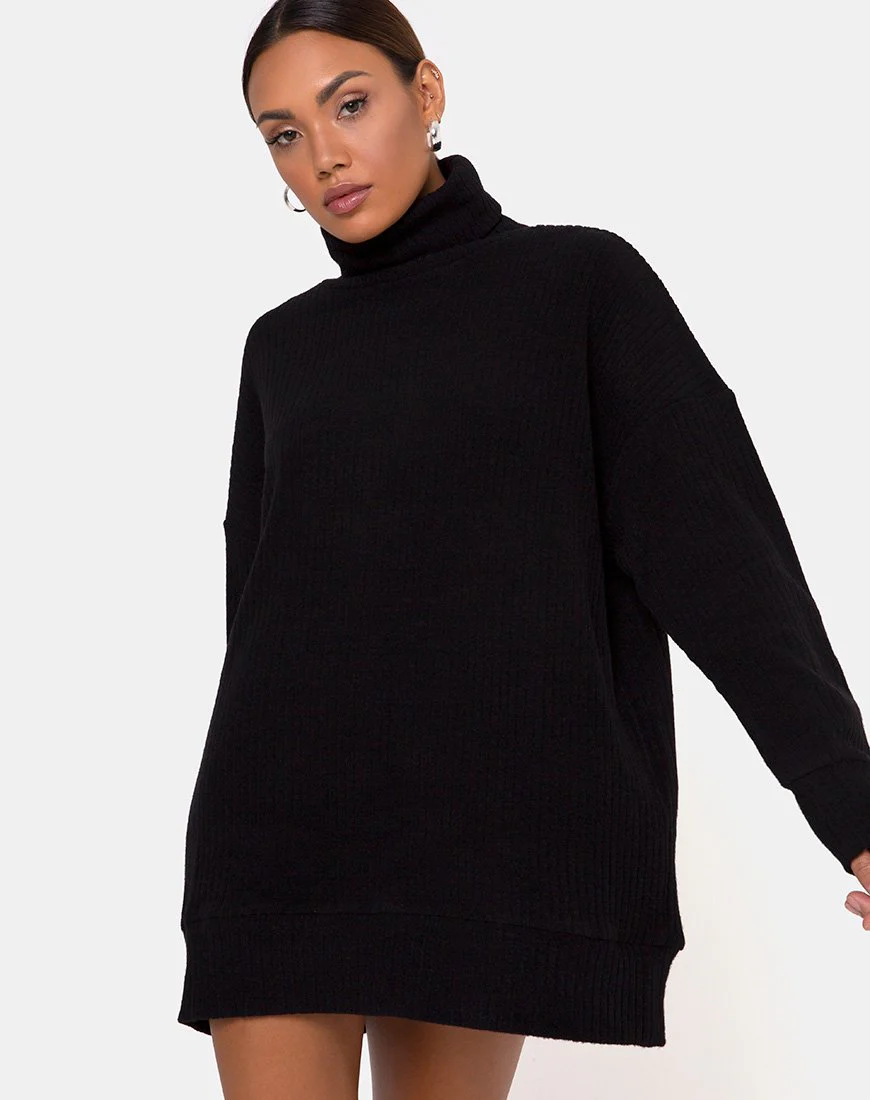 Neva-Pullover in Schwarz